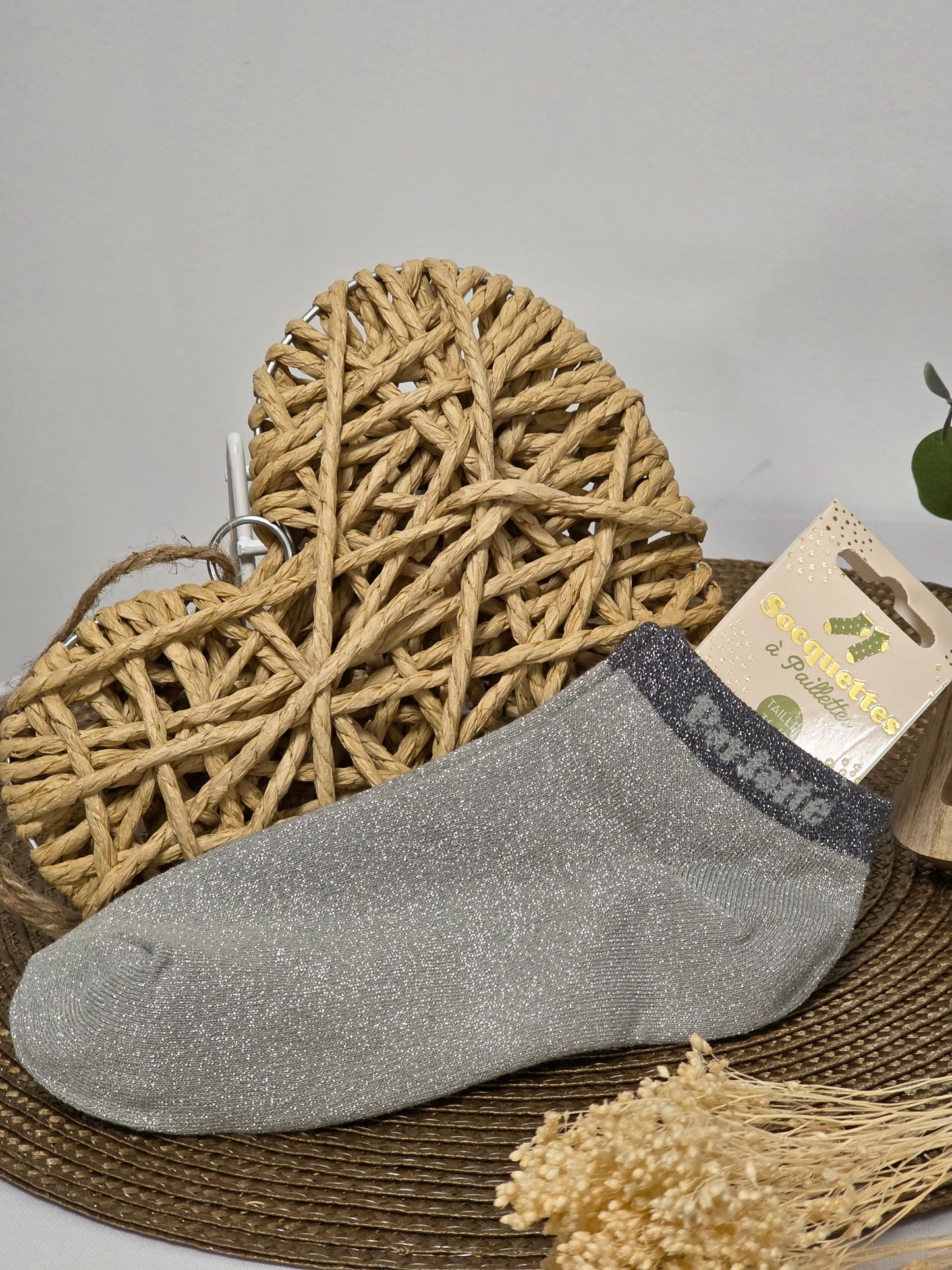 PARFAITE - Socquette à Paillette Bleu