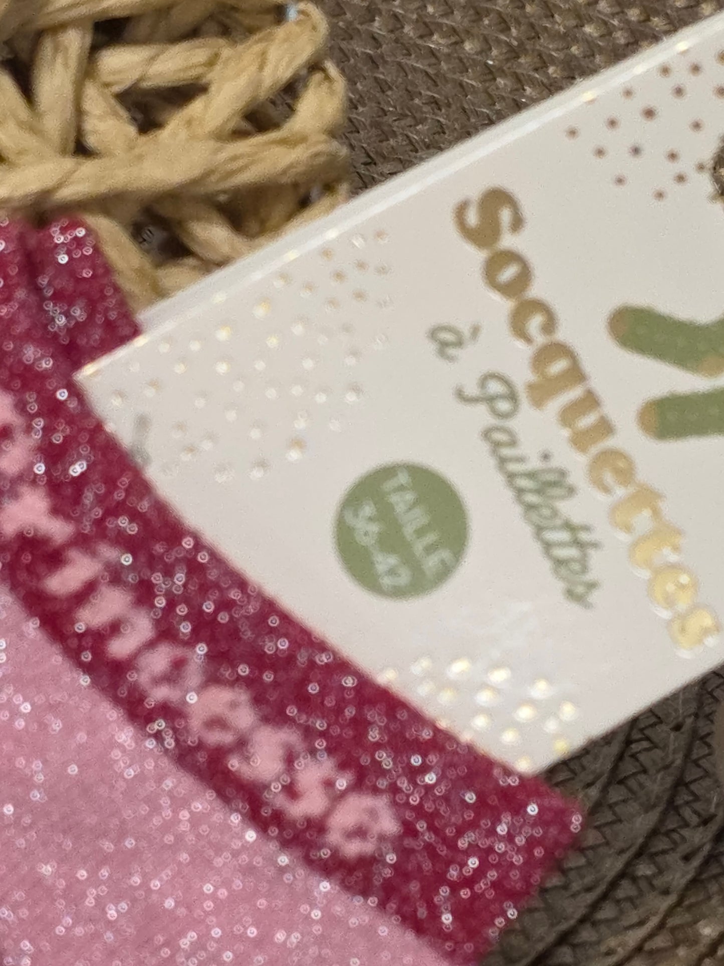 PRINCESSE - Socquette à Paillette Violine