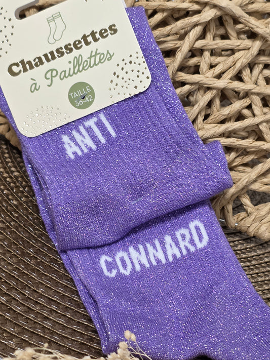 ANTI CONNARD - Chaussette à Paillette Duo