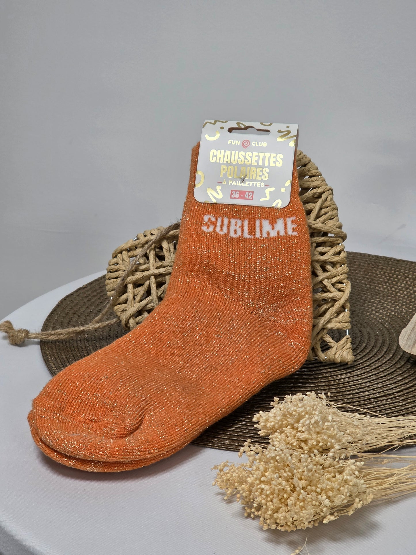 SUBLIME - Chaussette Polaire à Paillette