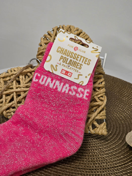CONNASSE - Chaussette Polaire à Paillette