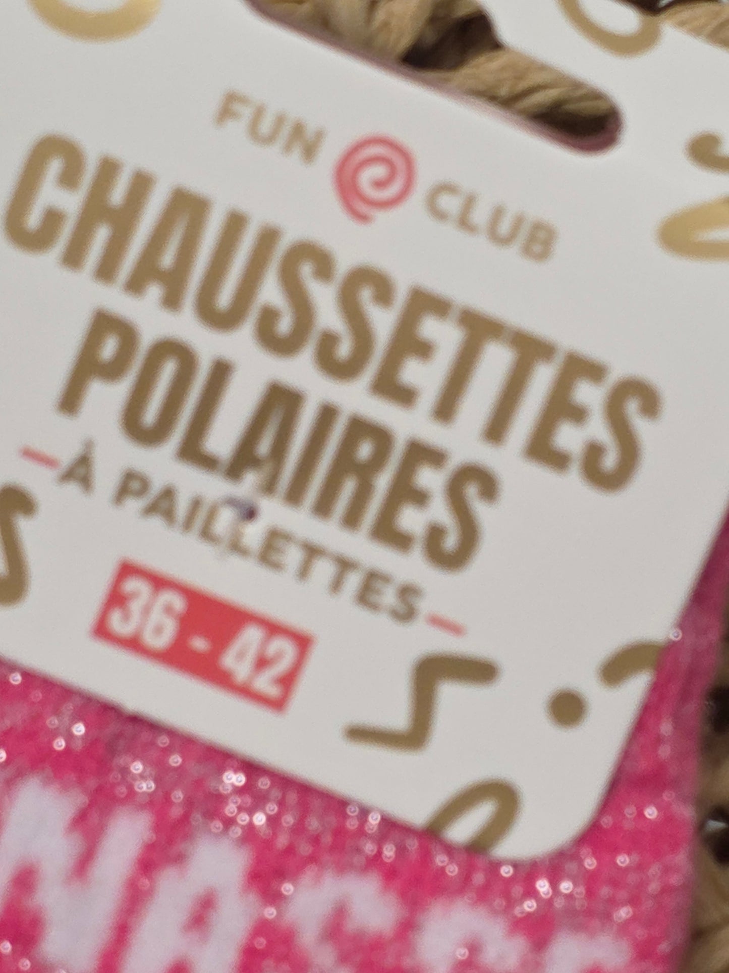 CONNASSE - Chaussette Polaire à Paillette