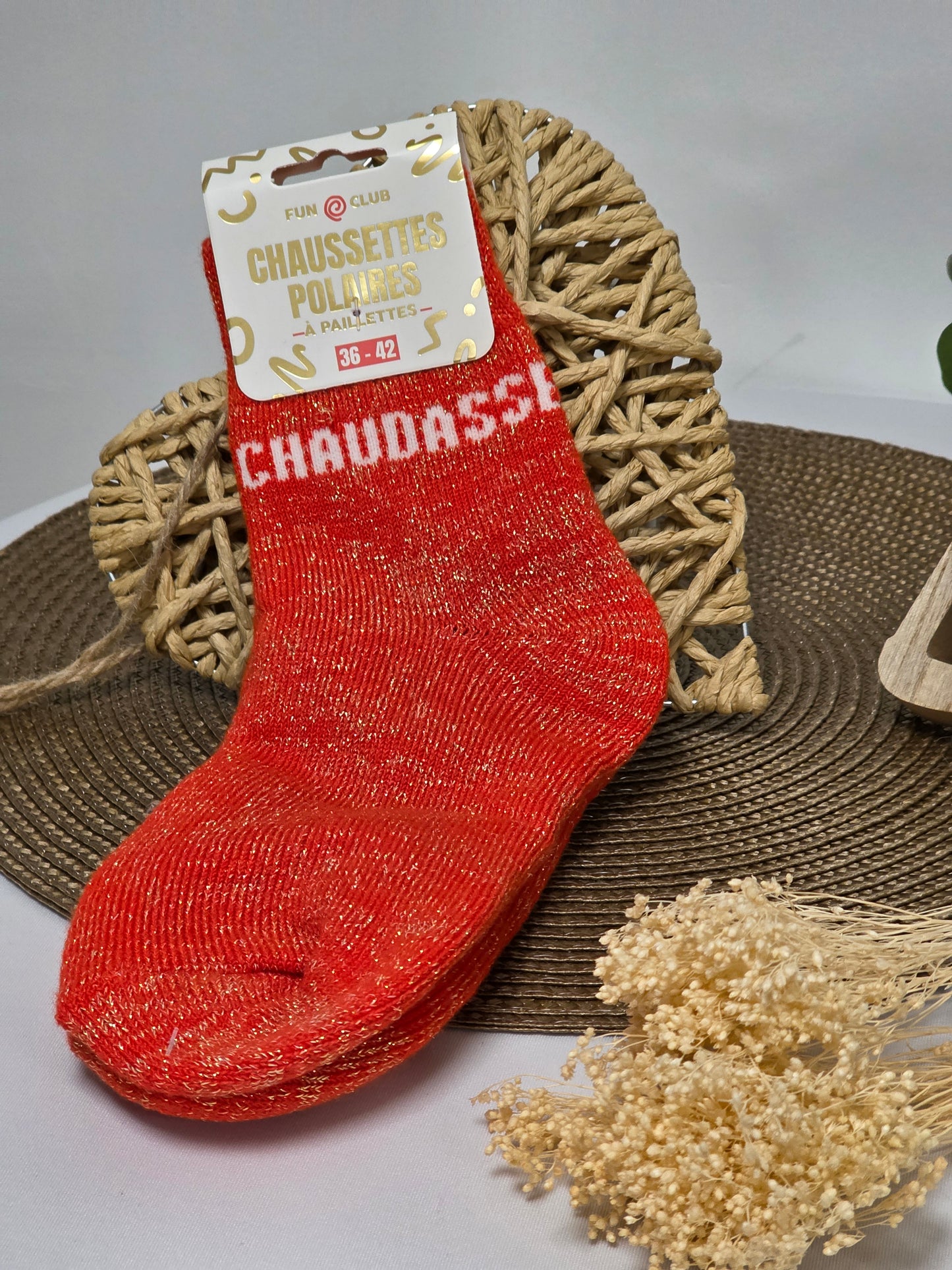 CHAUDASSE - Chaussette Polaire à Paillette