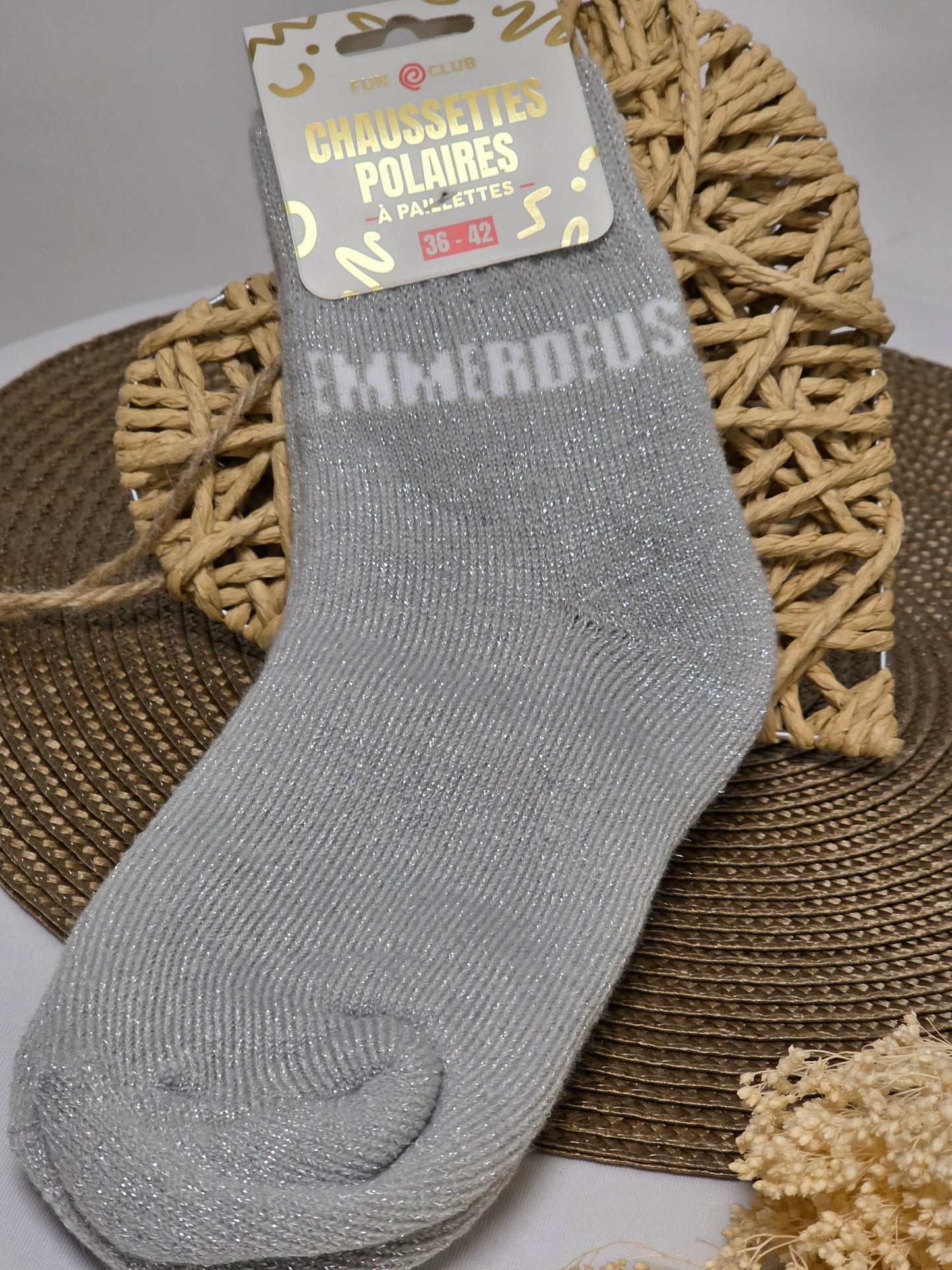 EMMERDEUSE - Chaussette Polaire à Paillette