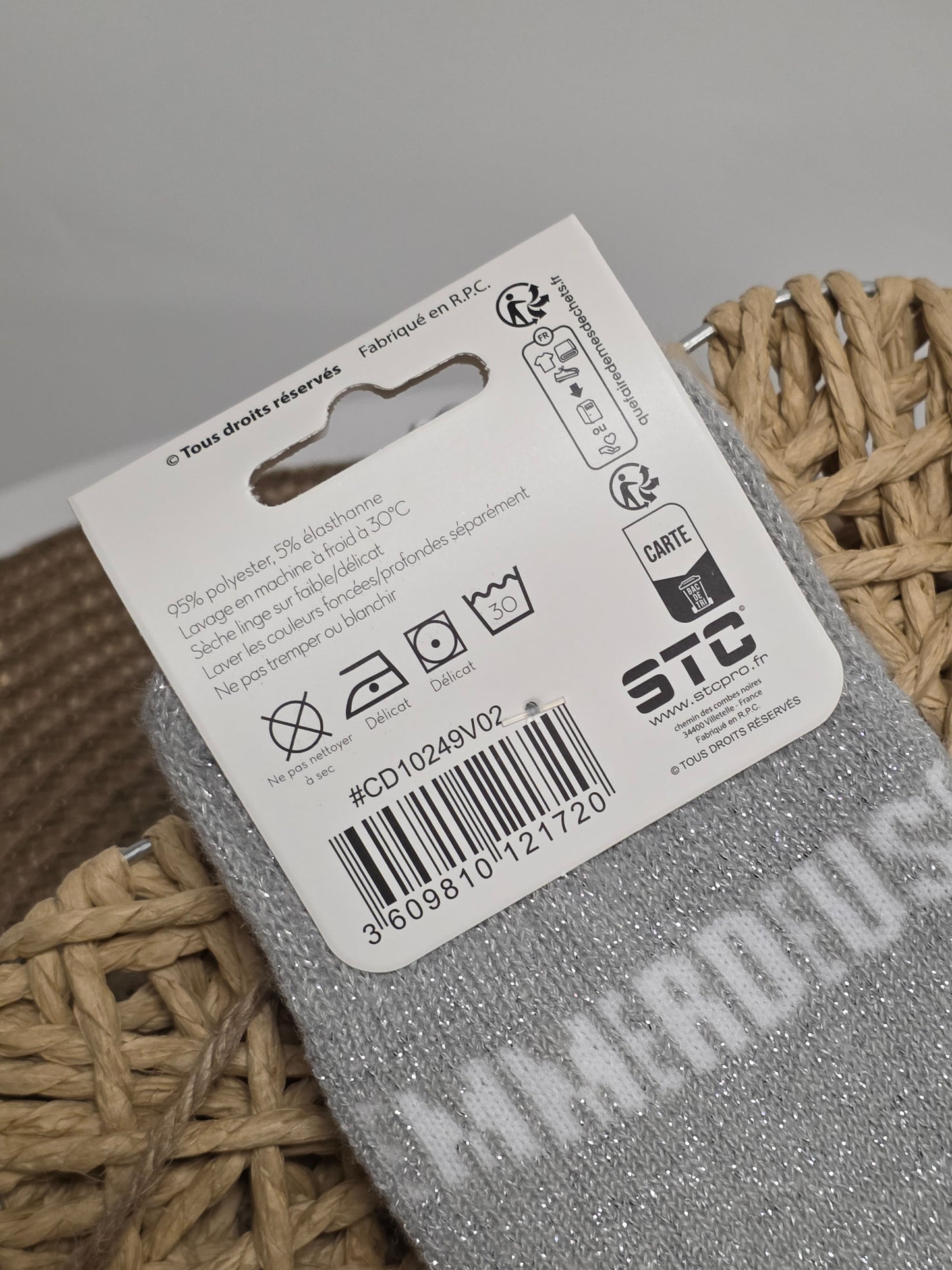 EMMERDEUSE - Chaussette Polaire à Paillette