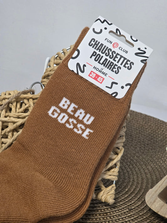 BEAU GOSSE - Chaussette Polaire Homme