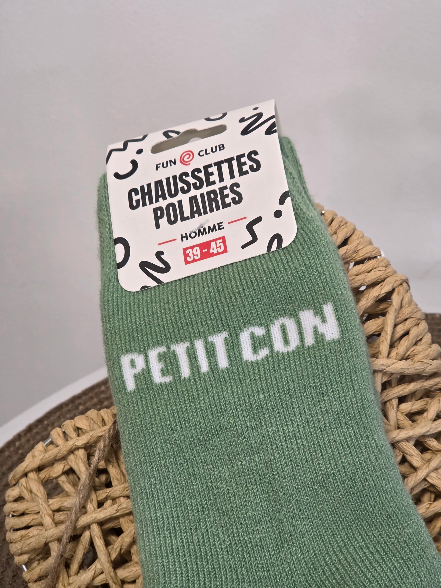PETIT CON - Chaussette Polaire Homme