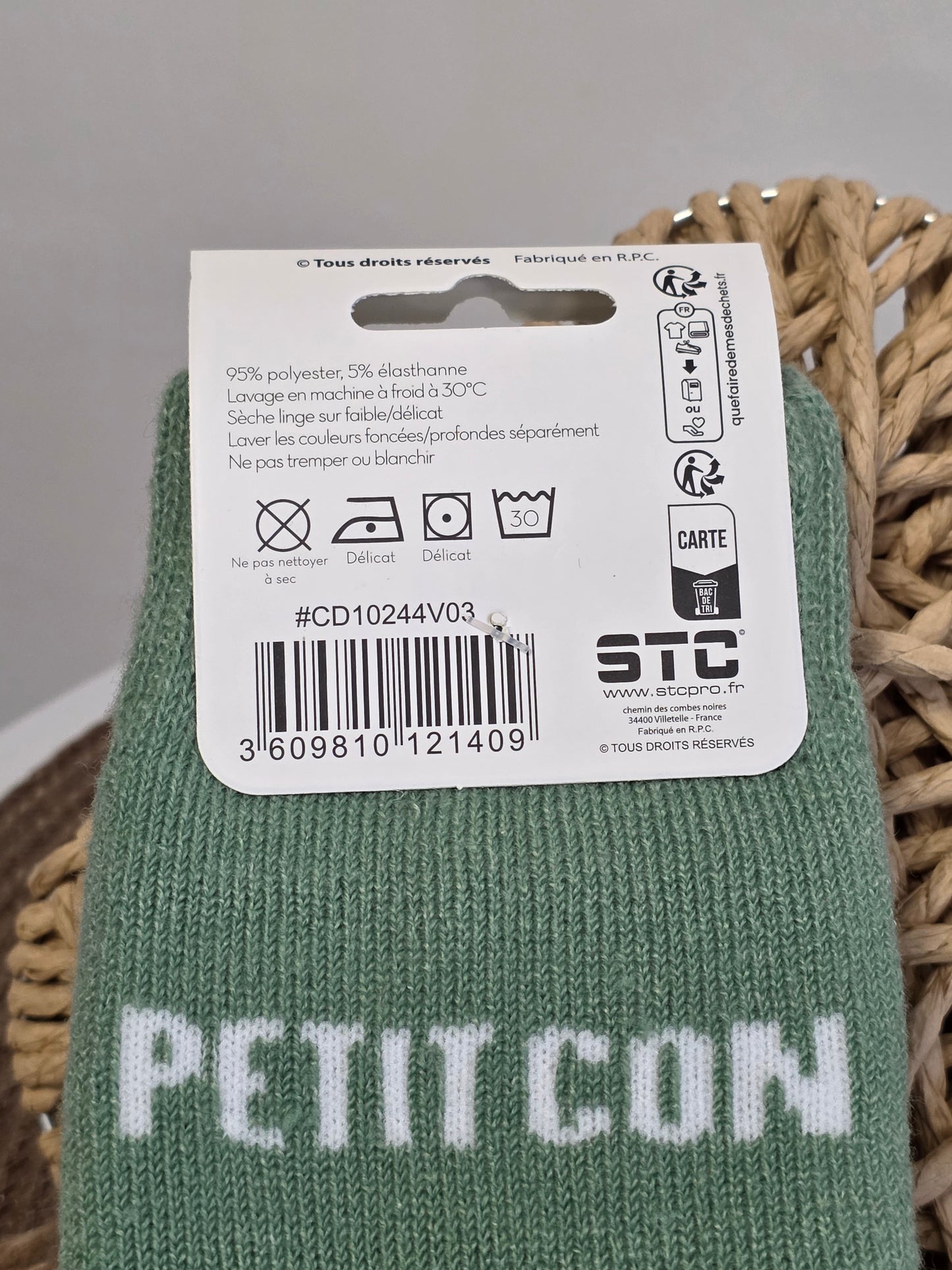 PETIT CON - Chaussette Polaire Homme