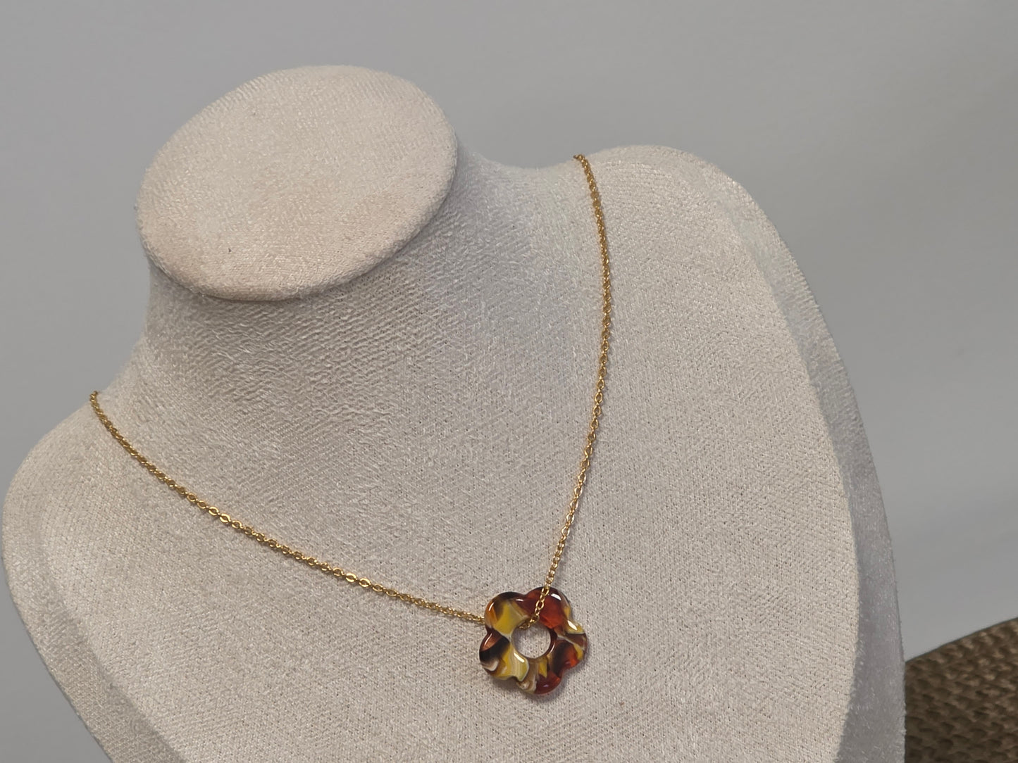 Notre Collection de Bijoux - Pendentif à Fleur N°4