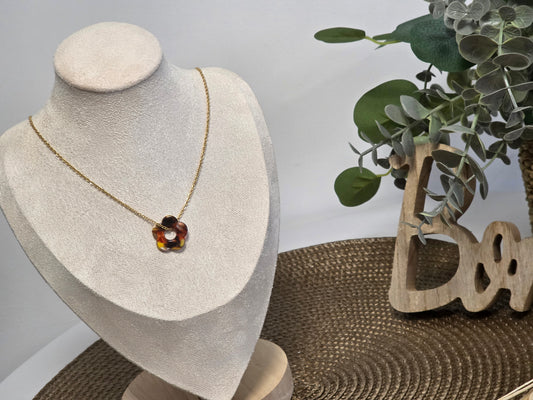 Notre Collection de Bijoux - Pendentif à Fleur N°8