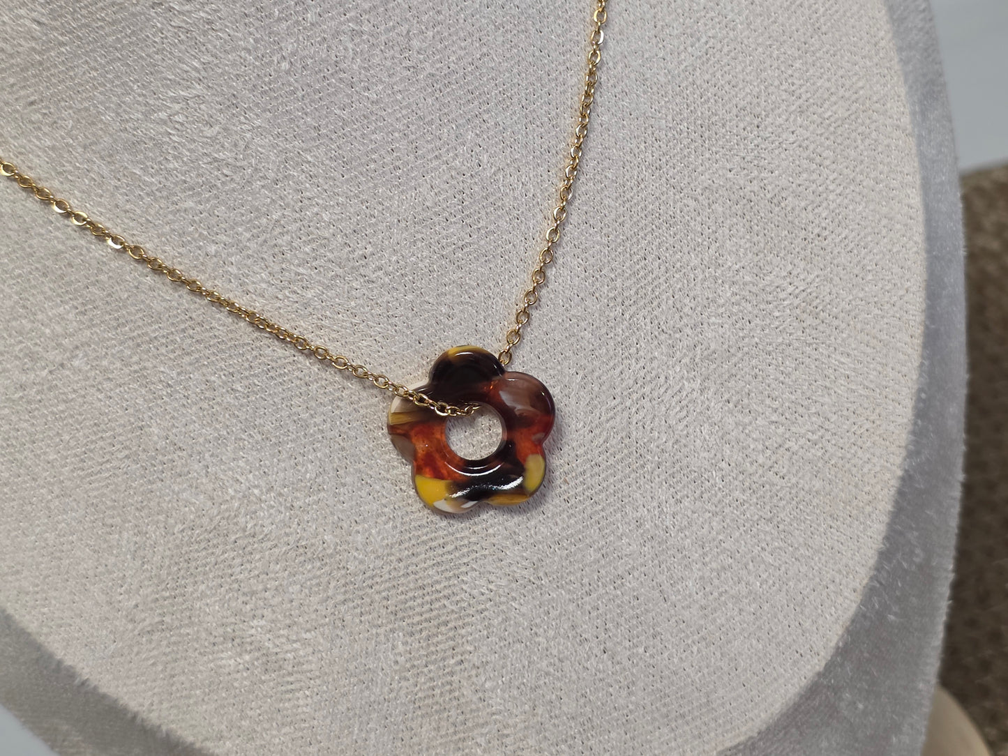 Notre Collection de Bijoux - Pendentif à Fleur N°8