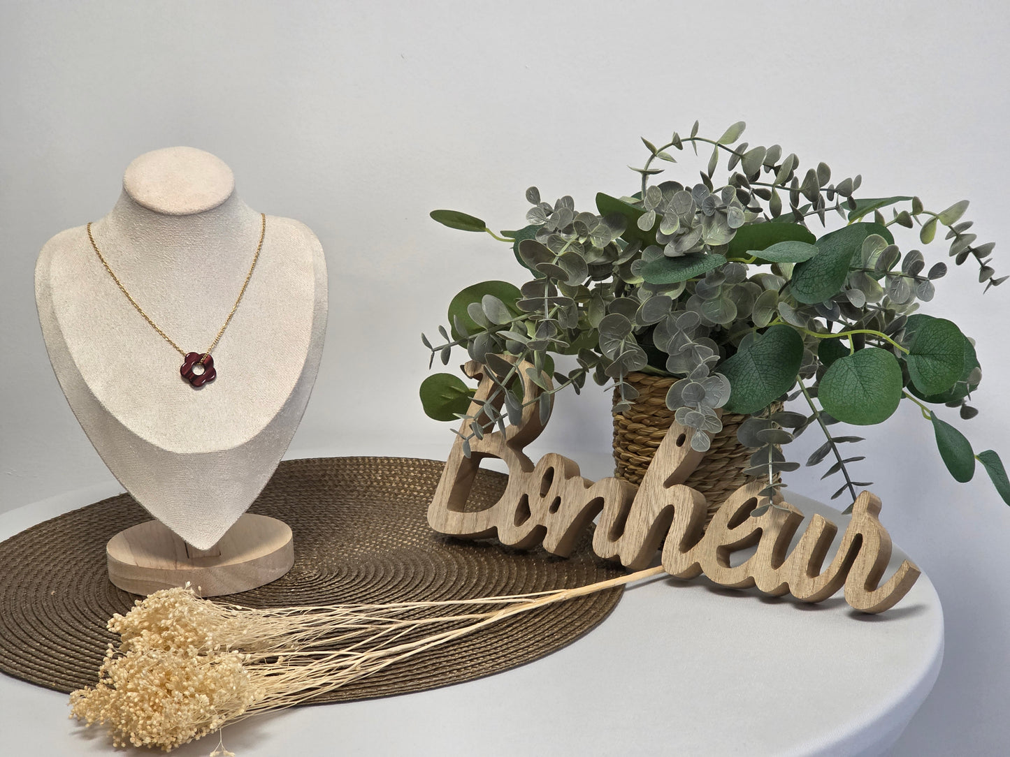 Notre Collection de Bijoux - Pendentif à Fleur N°9