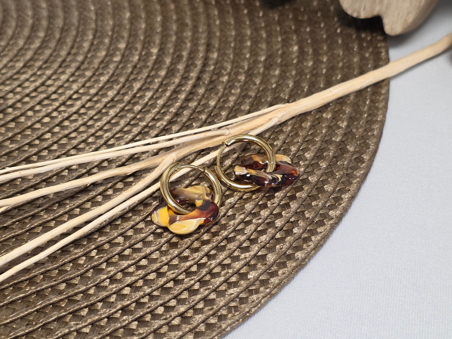 Notre Collection de Bijoux - Boucle d'Oreille Fleur N°2