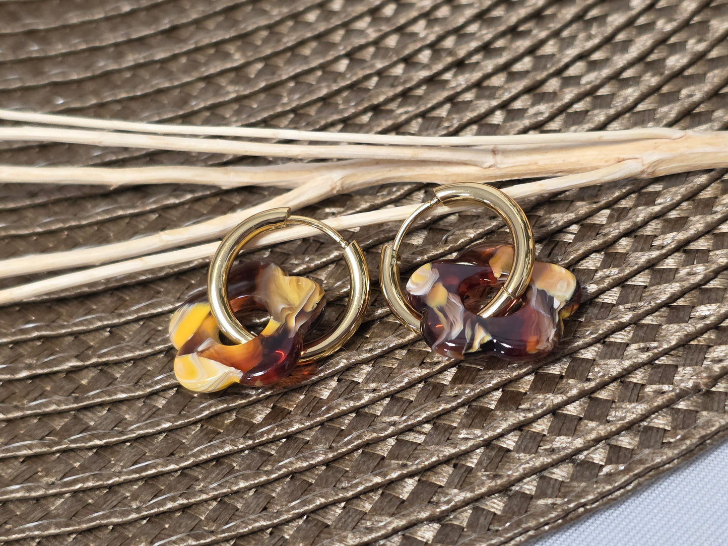 Notre Collection de Bijoux - Boucle d'Oreille Fleur N°2