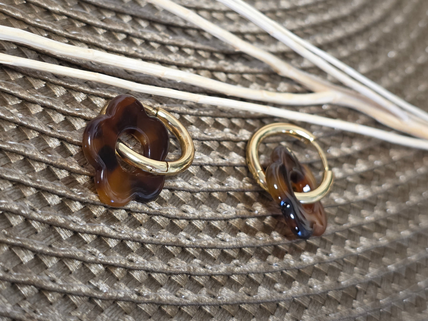 Notre Collection de Bijoux - Boucle d'Oreille Fleur N°10