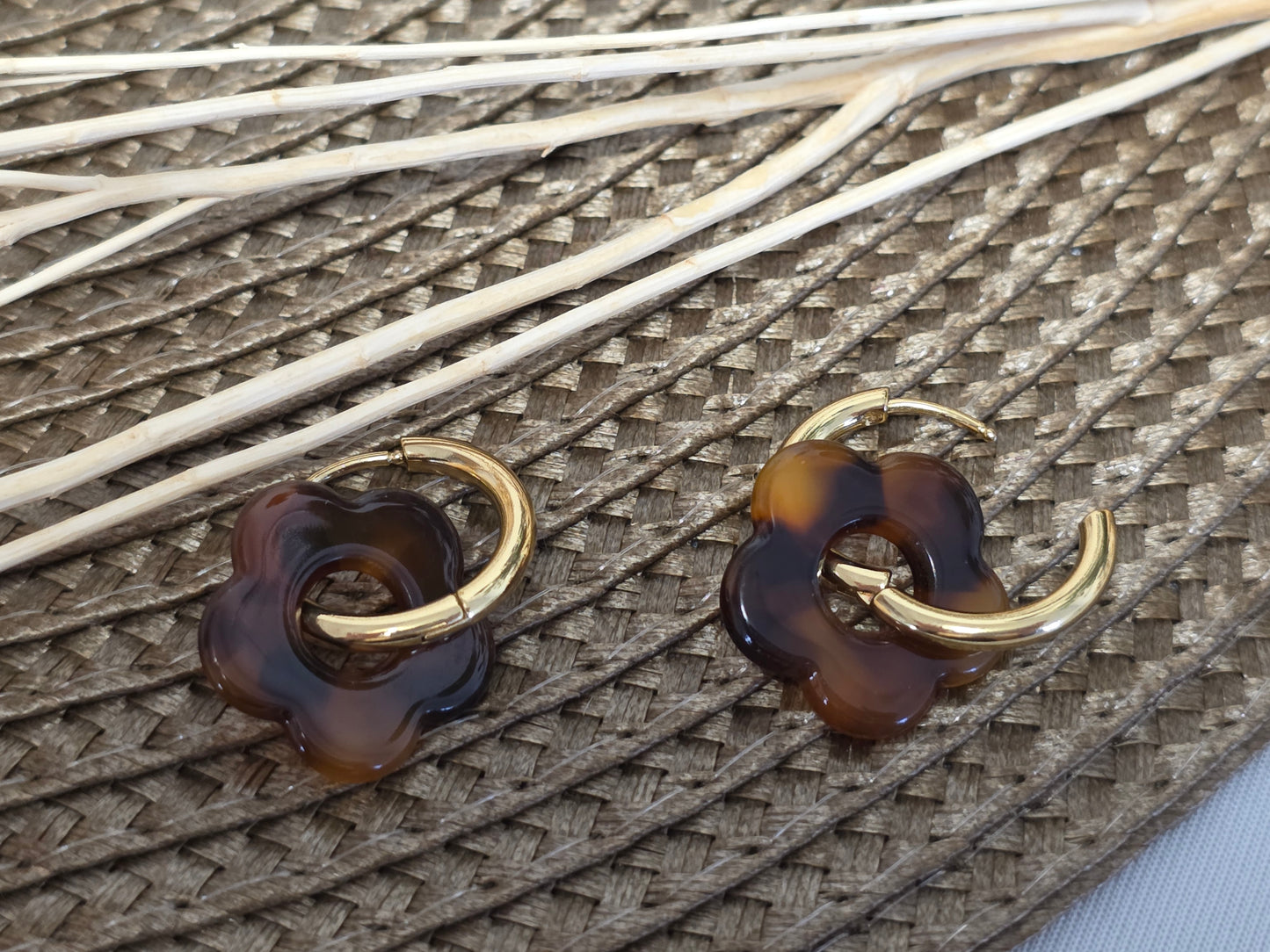 Notre Collection de Bijoux - Boucle d'Oreille Fleur N°10