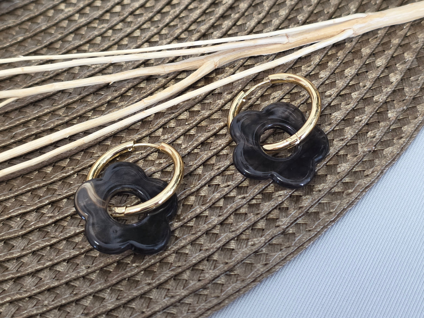 Notre Collection de Bijoux - Boucle d'Oreille Fleur N°19