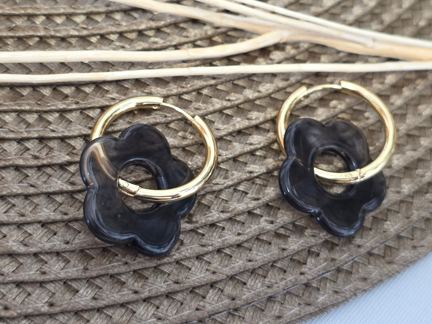 Notre Collection de Bijoux - Boucle d'Oreille Fleur N°19