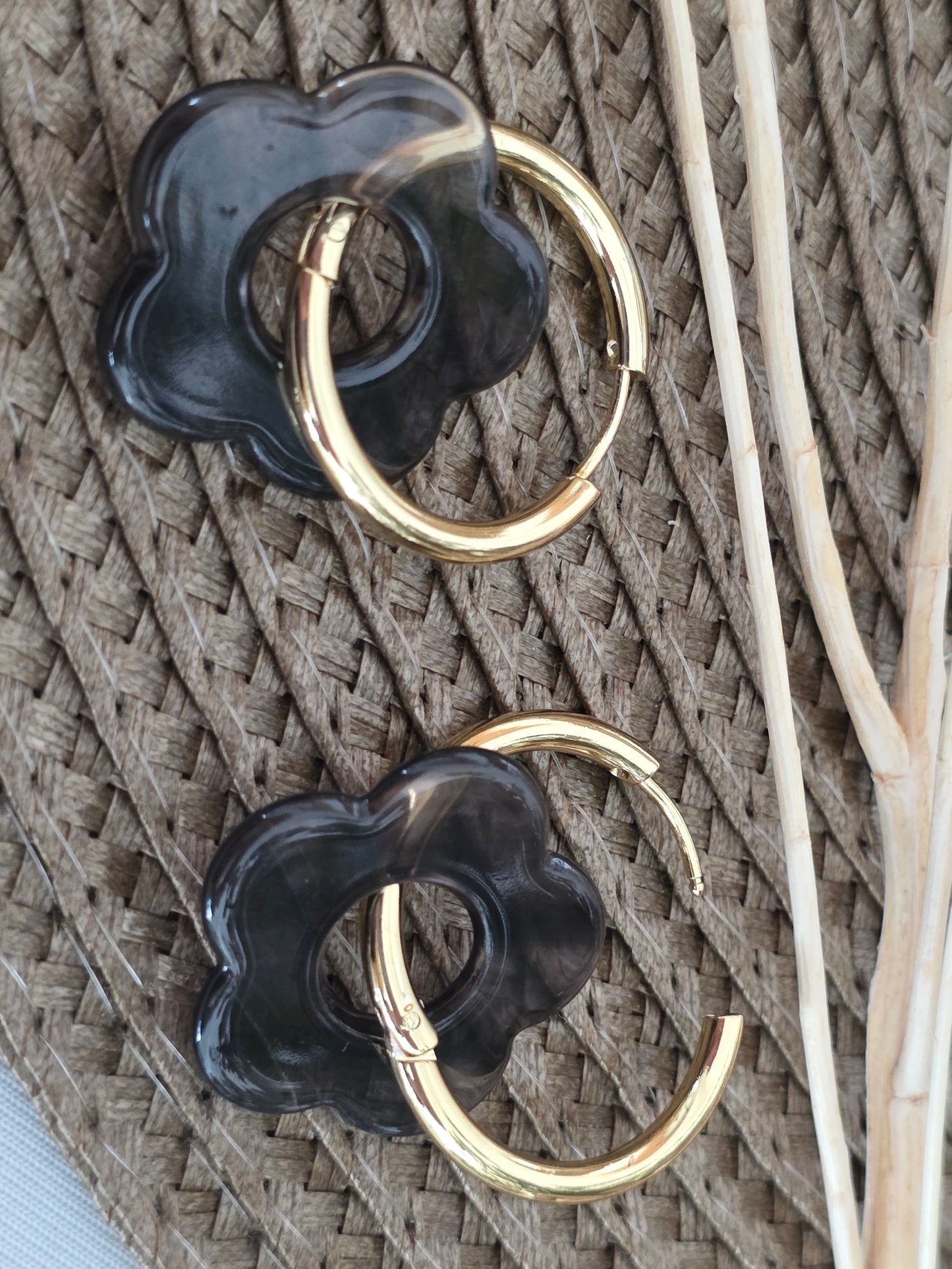 Notre Collection de Bijoux - Boucle d'Oreille Fleur N°19