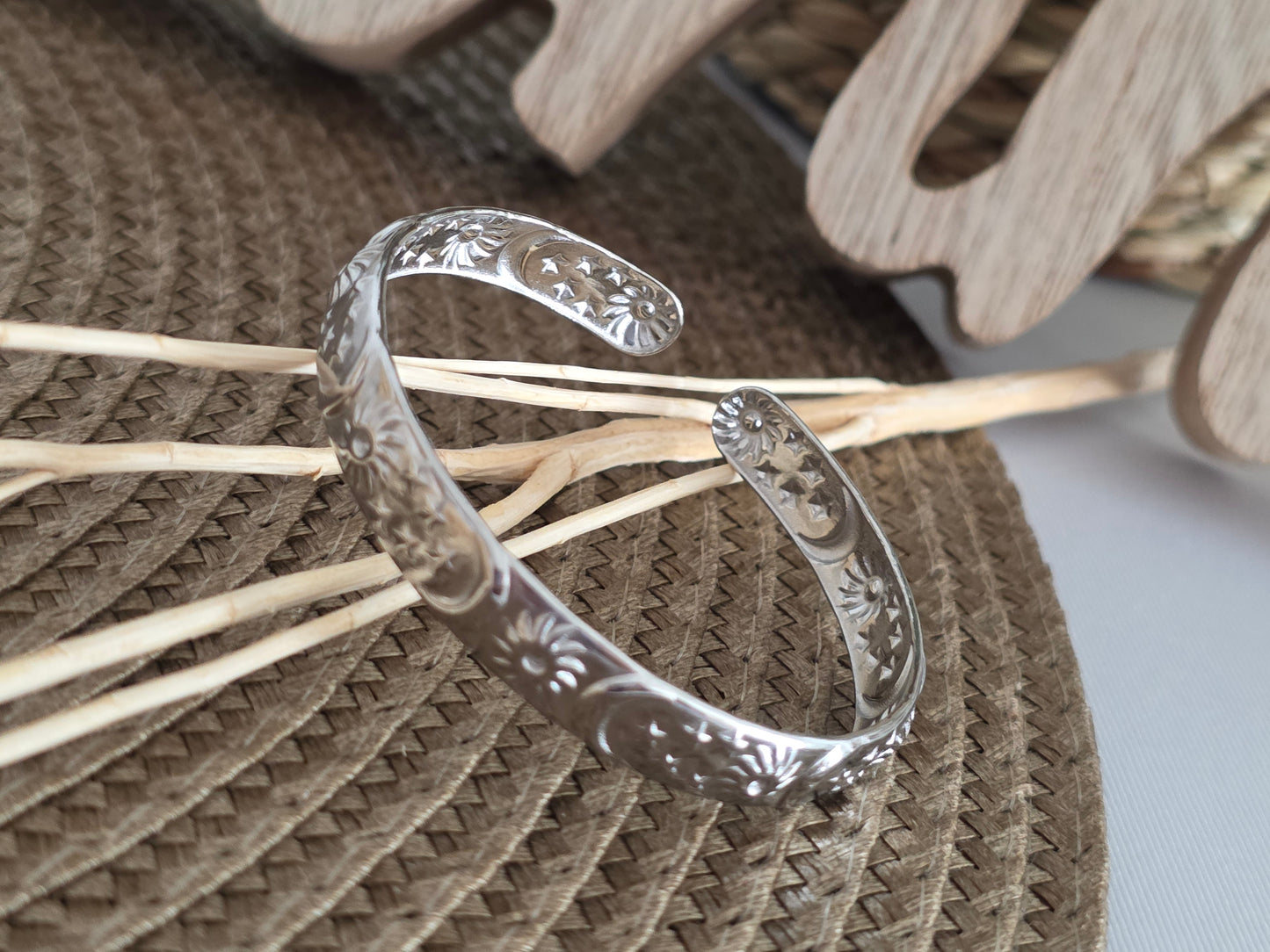 Notre Collection de Bijoux - Bracelet Ado Jonc Effet Bohème