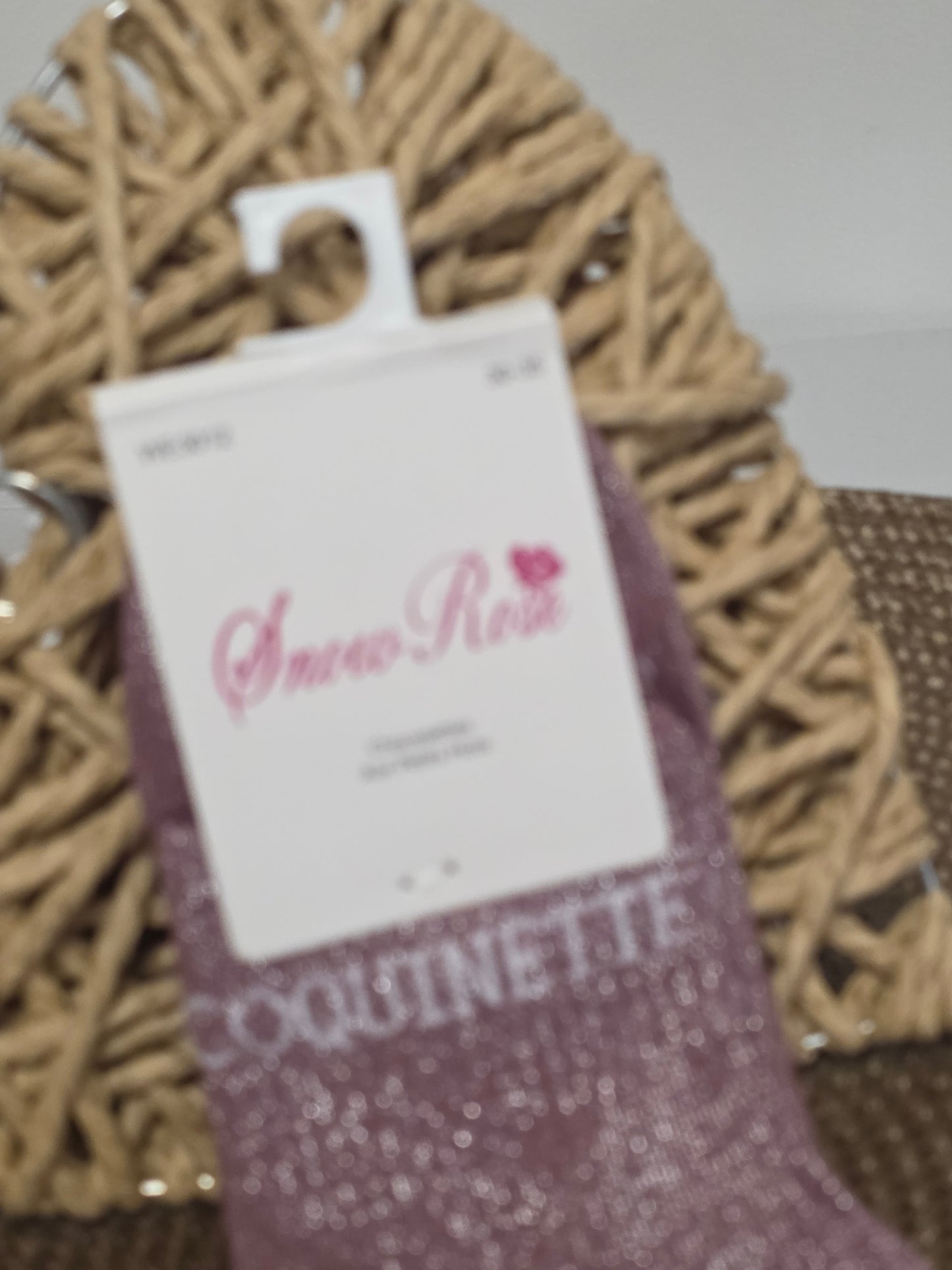 COQUINETTE - Chaussette à Paillette Enfant Violine