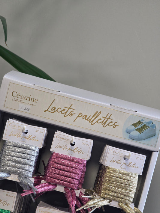 Nos Lacets à Paillettes pour toutes les envies, tous les looks !