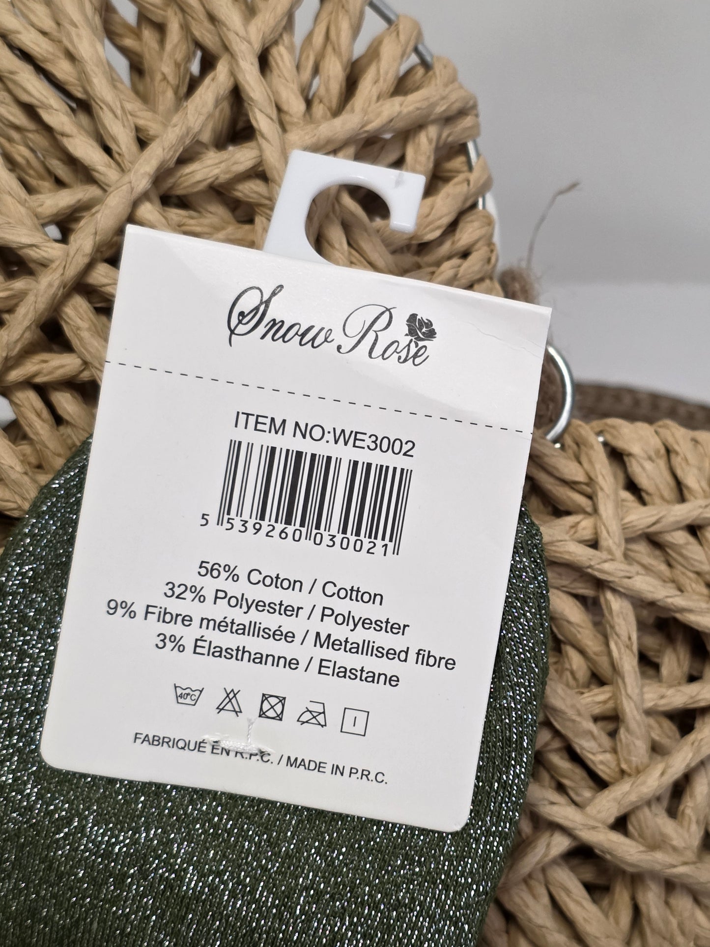 MINI REINE - Chaussette à Paillette Enfant  Vert