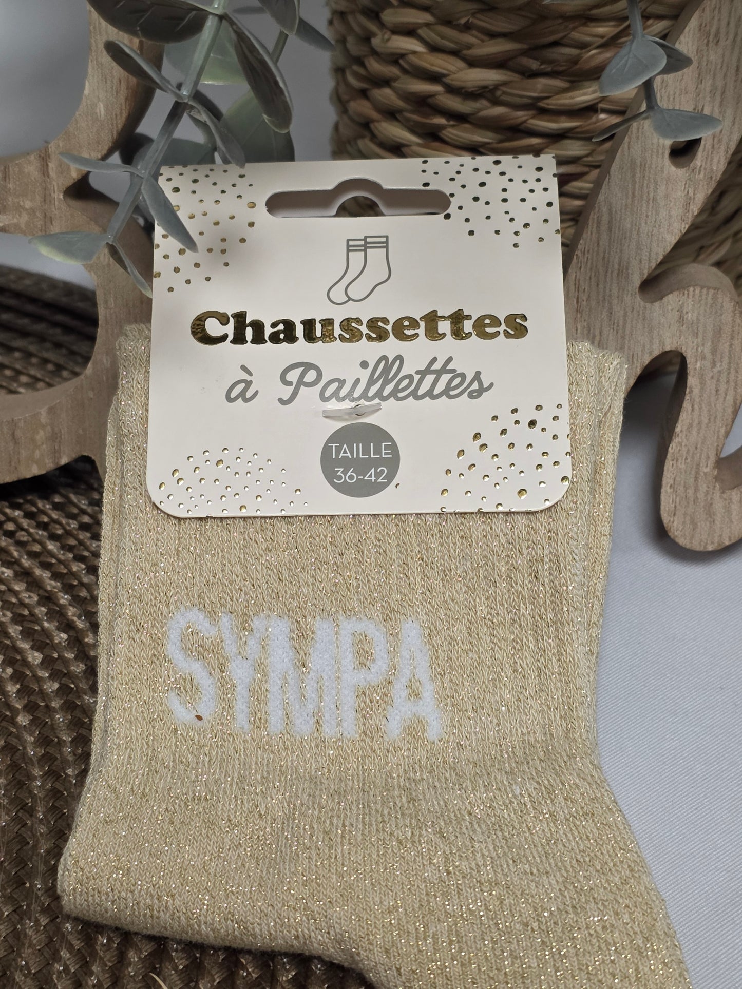 SYMPA - Chaussette à Paillette