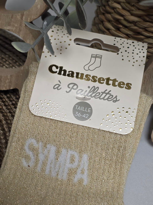 SYMPA - Chaussette à Paillette