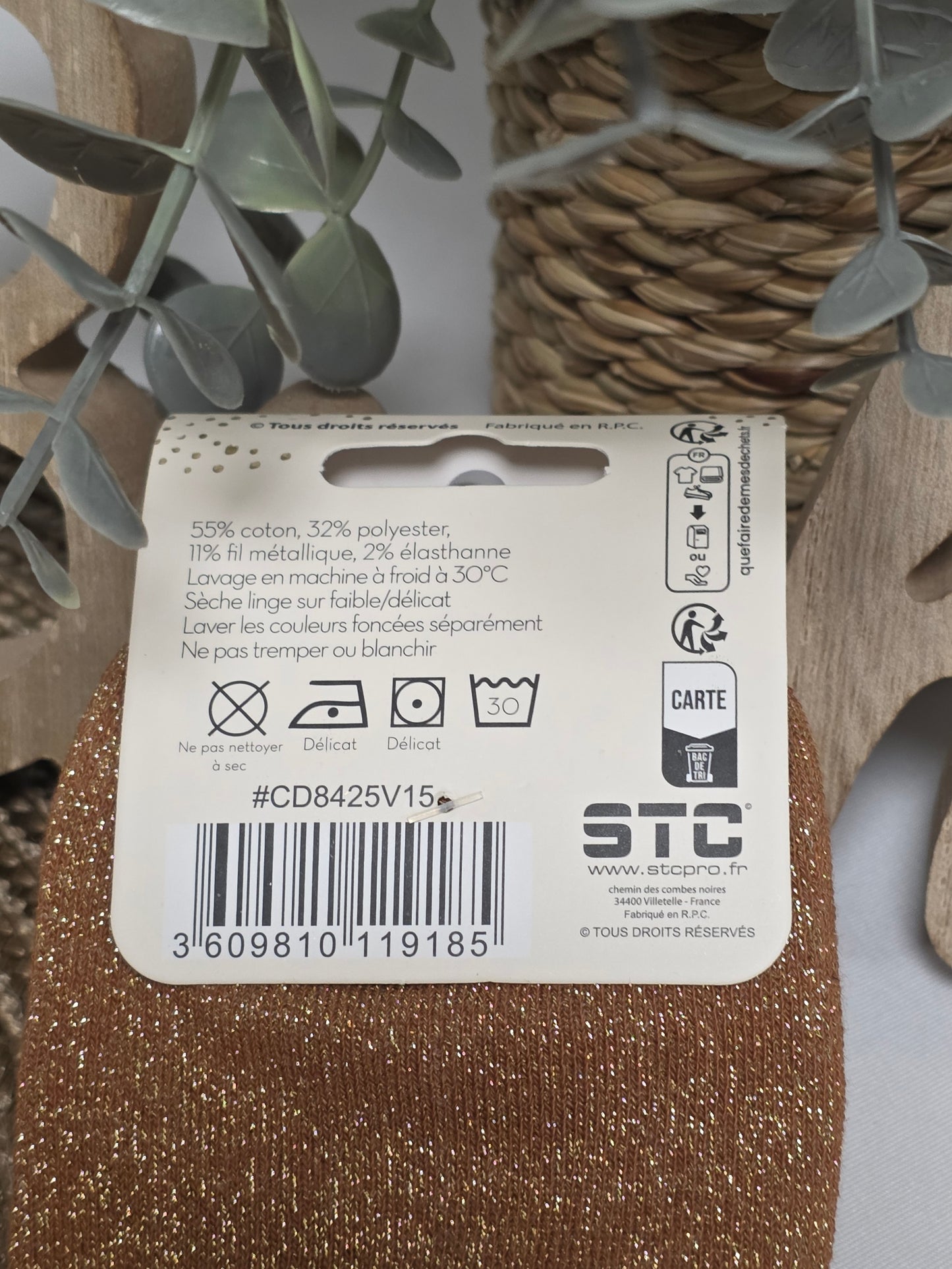 CHALEUREUSE - Chaussette à Paillette