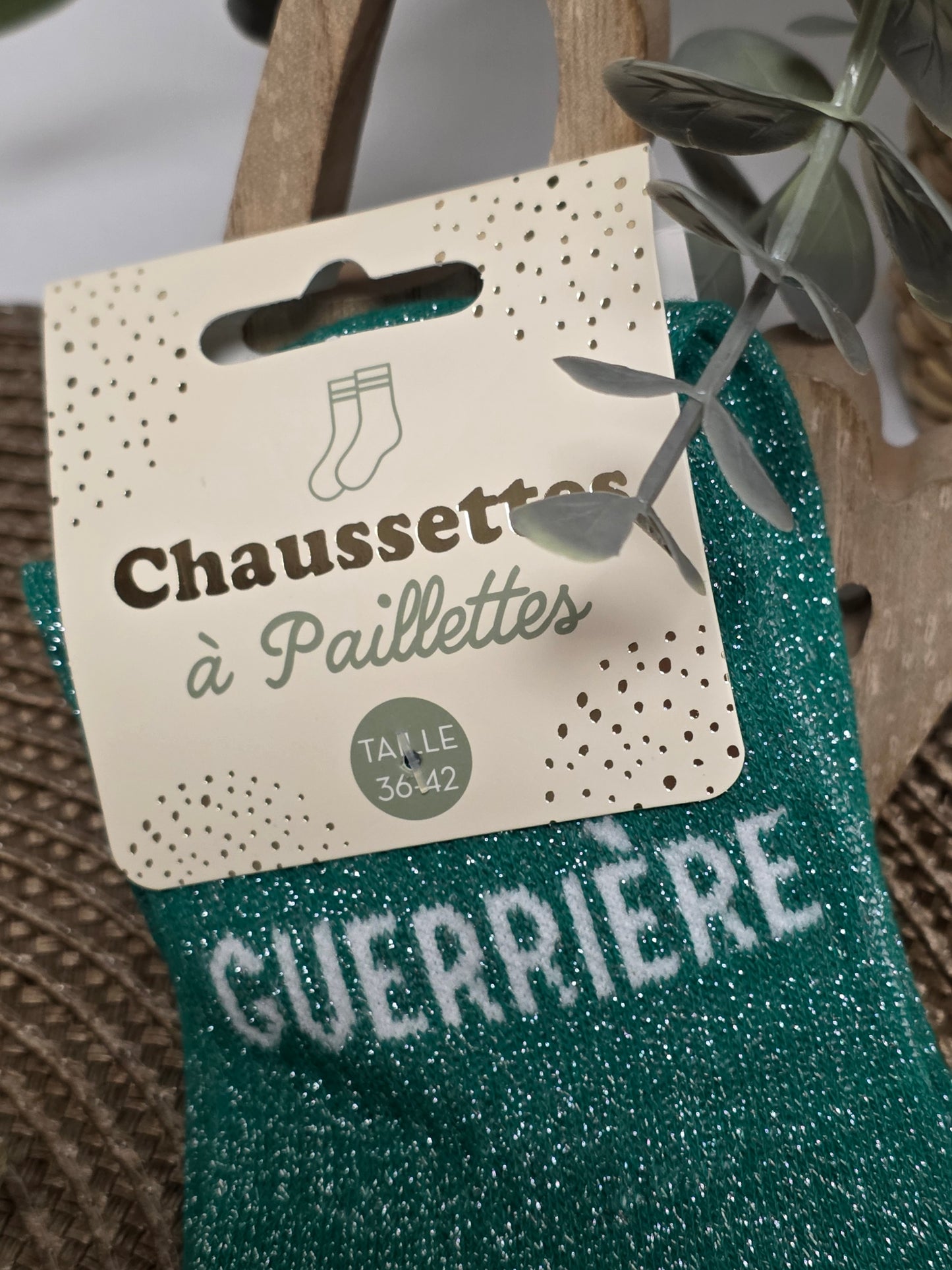 GUERRIERE - Chaussette à Paillette