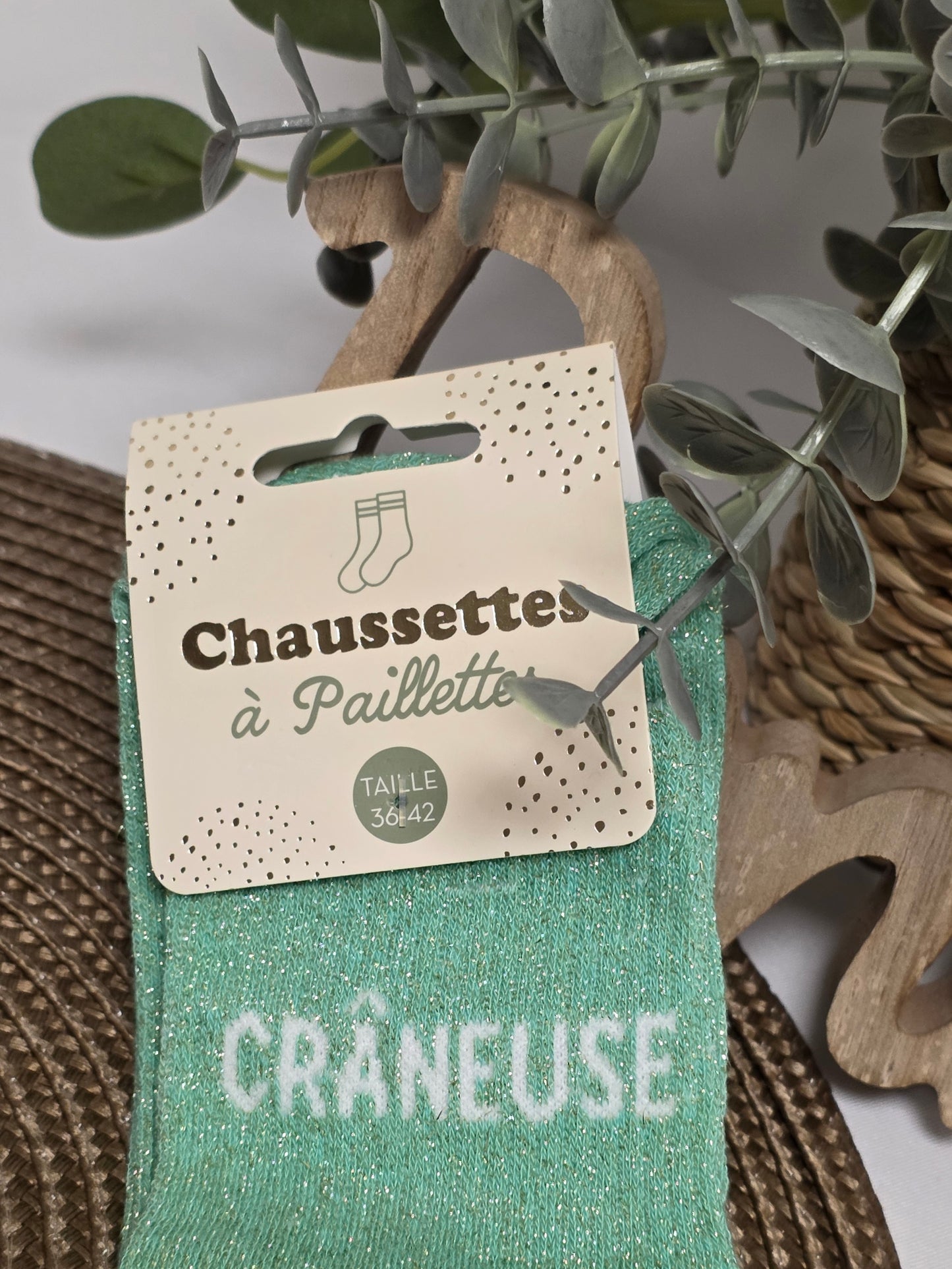 CRANEUSE - Chaussette à Paillette