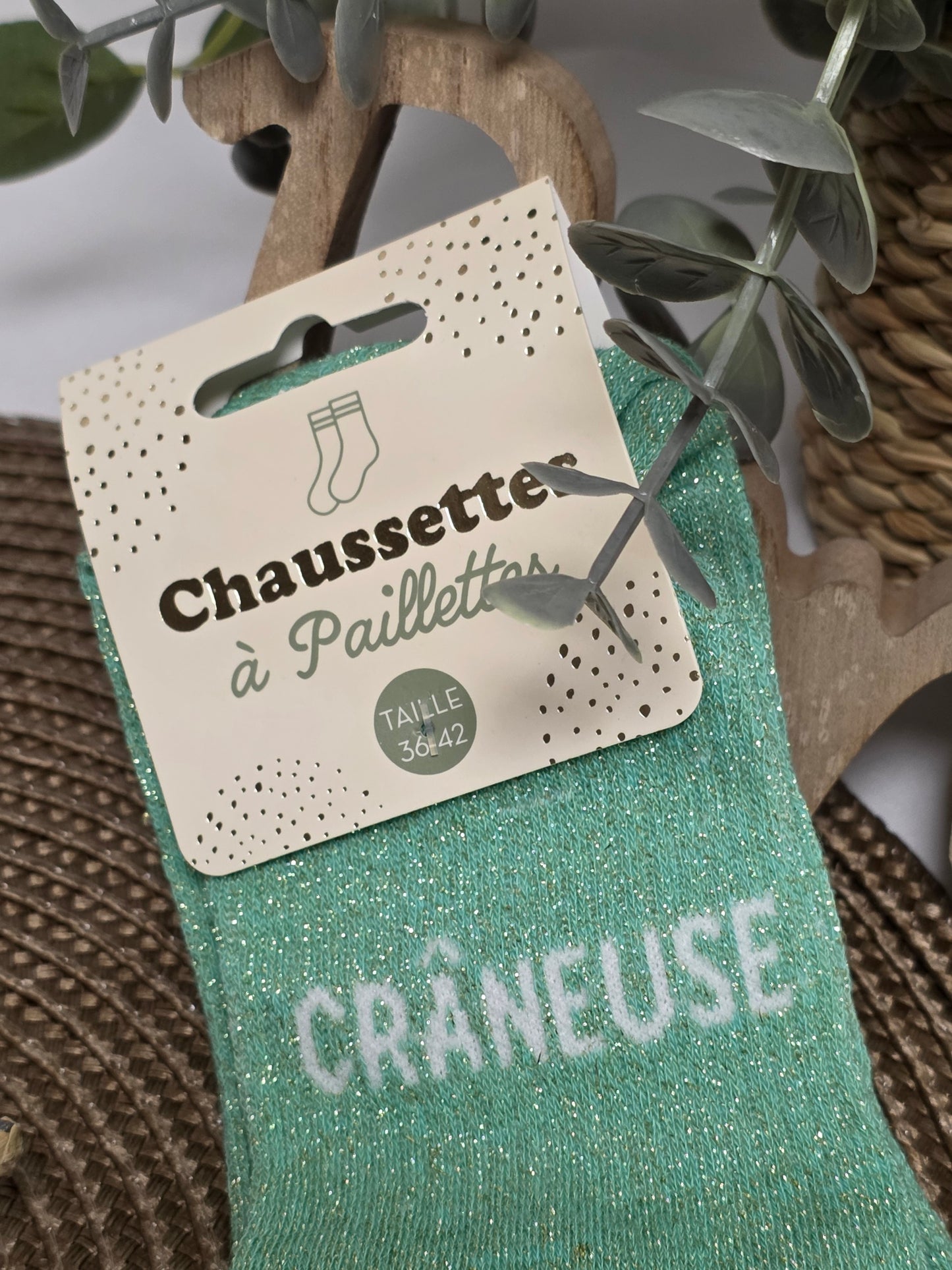 CRANEUSE - Chaussette à Paillette