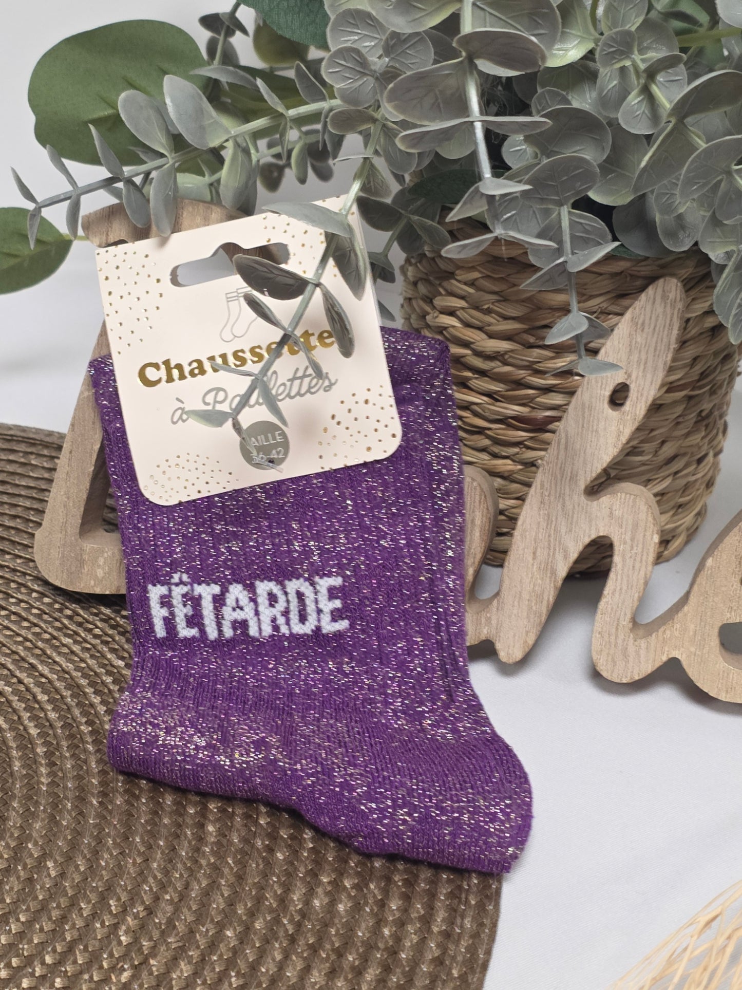 FETARDE - Chaussette à Paillette