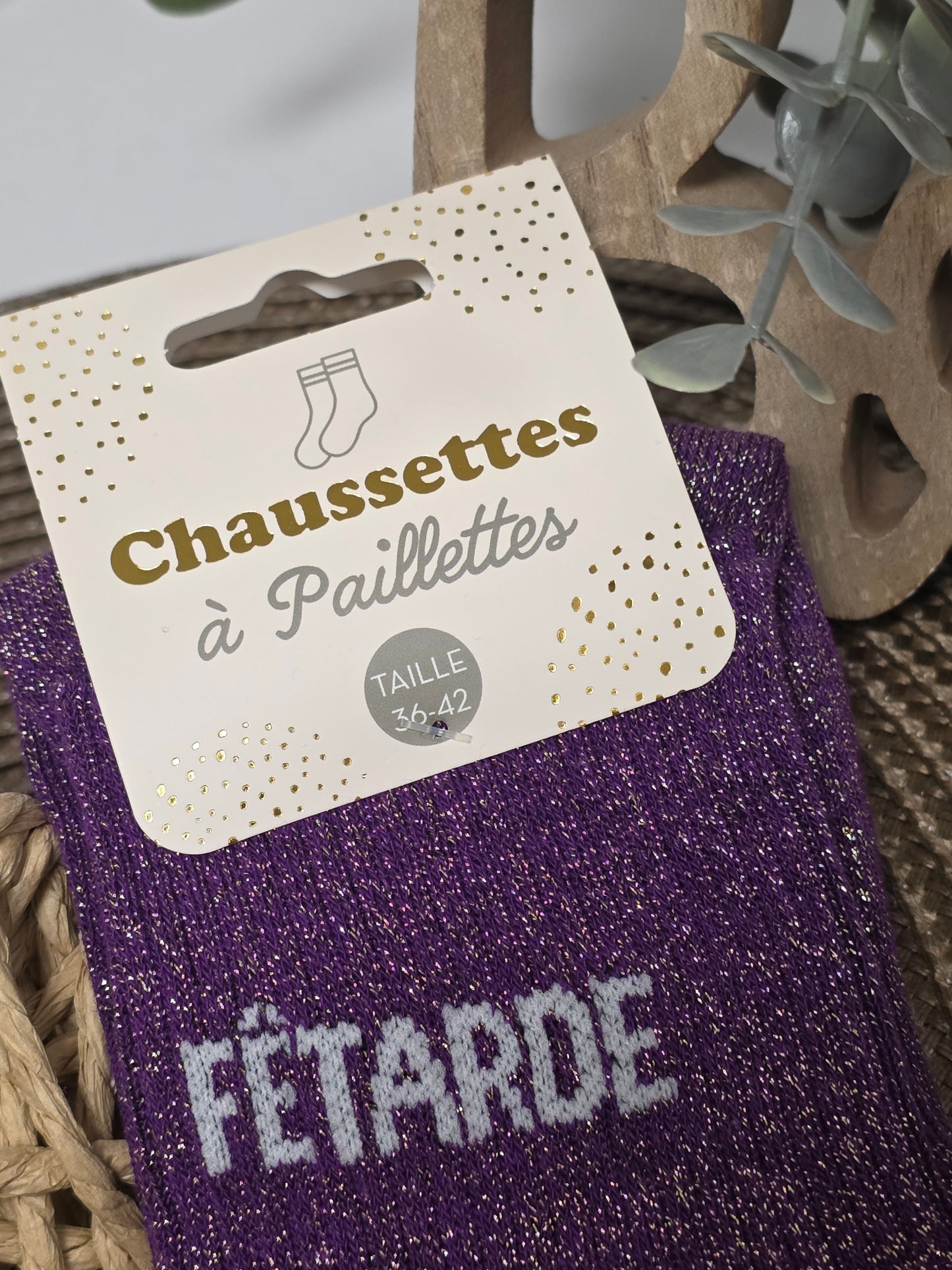 FETARDE - Chaussette à Paillette
