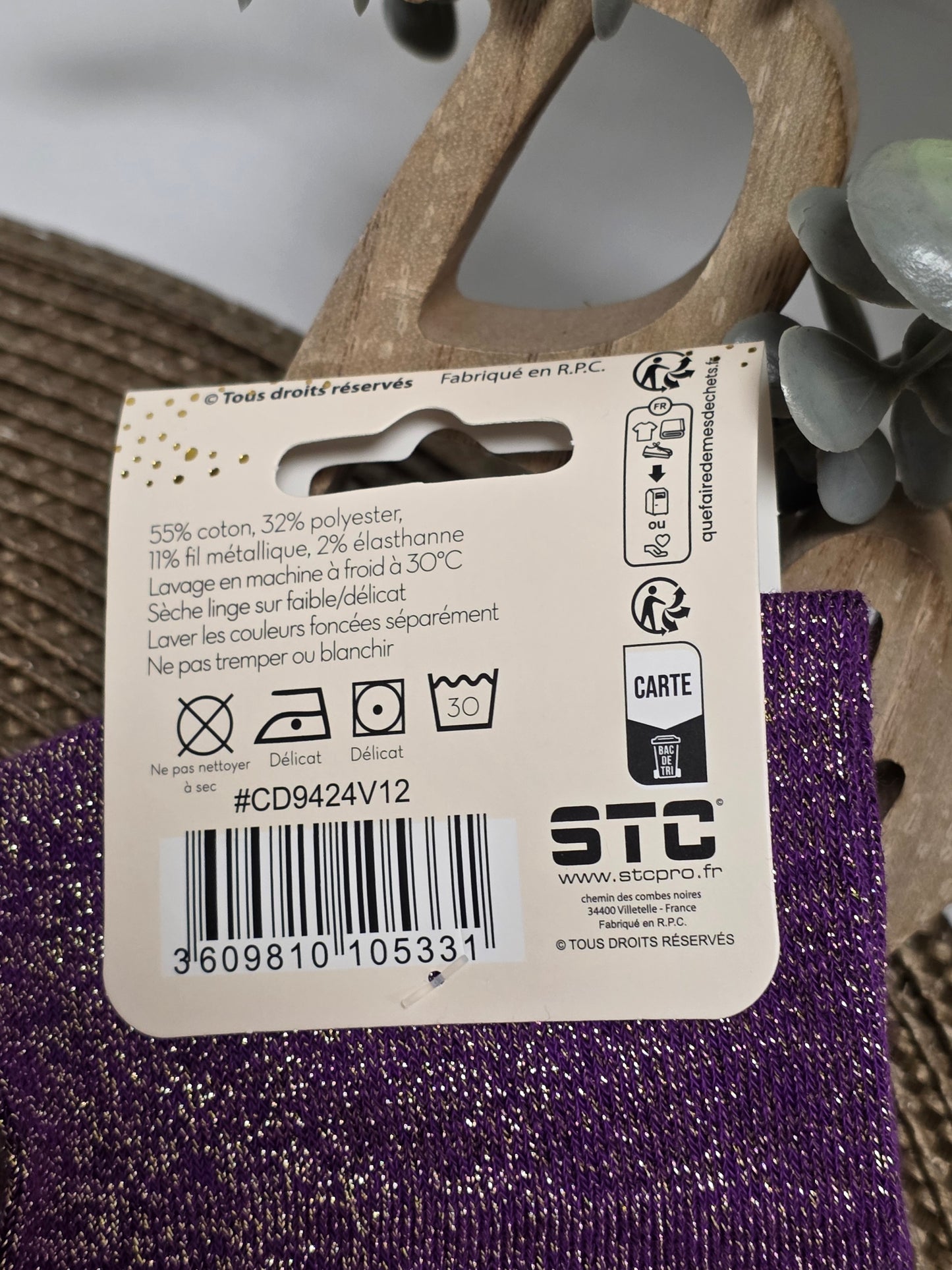 FETARDE - Chaussette à Paillette