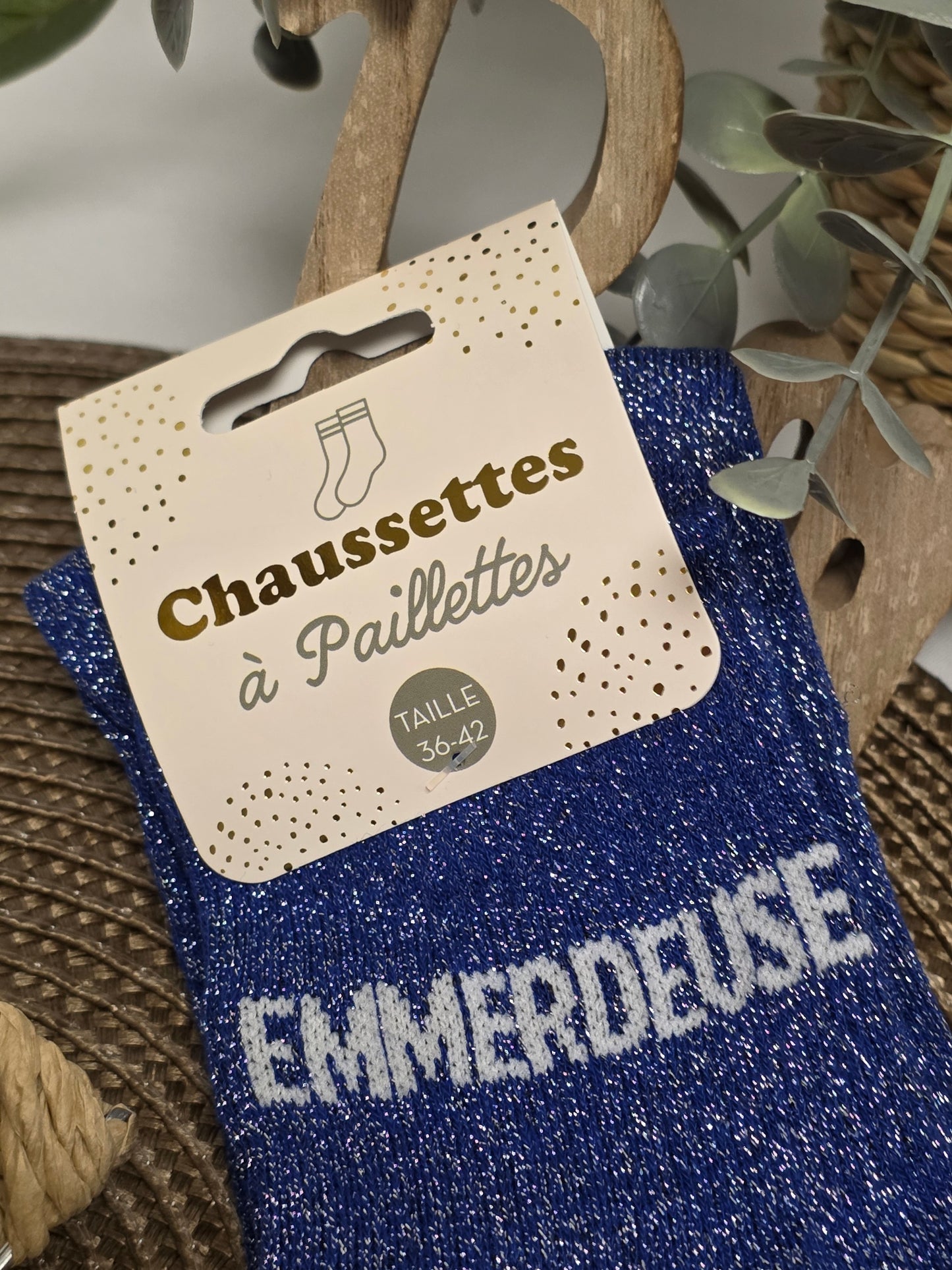 EMMERDEUSE - Chaussette à Paillette