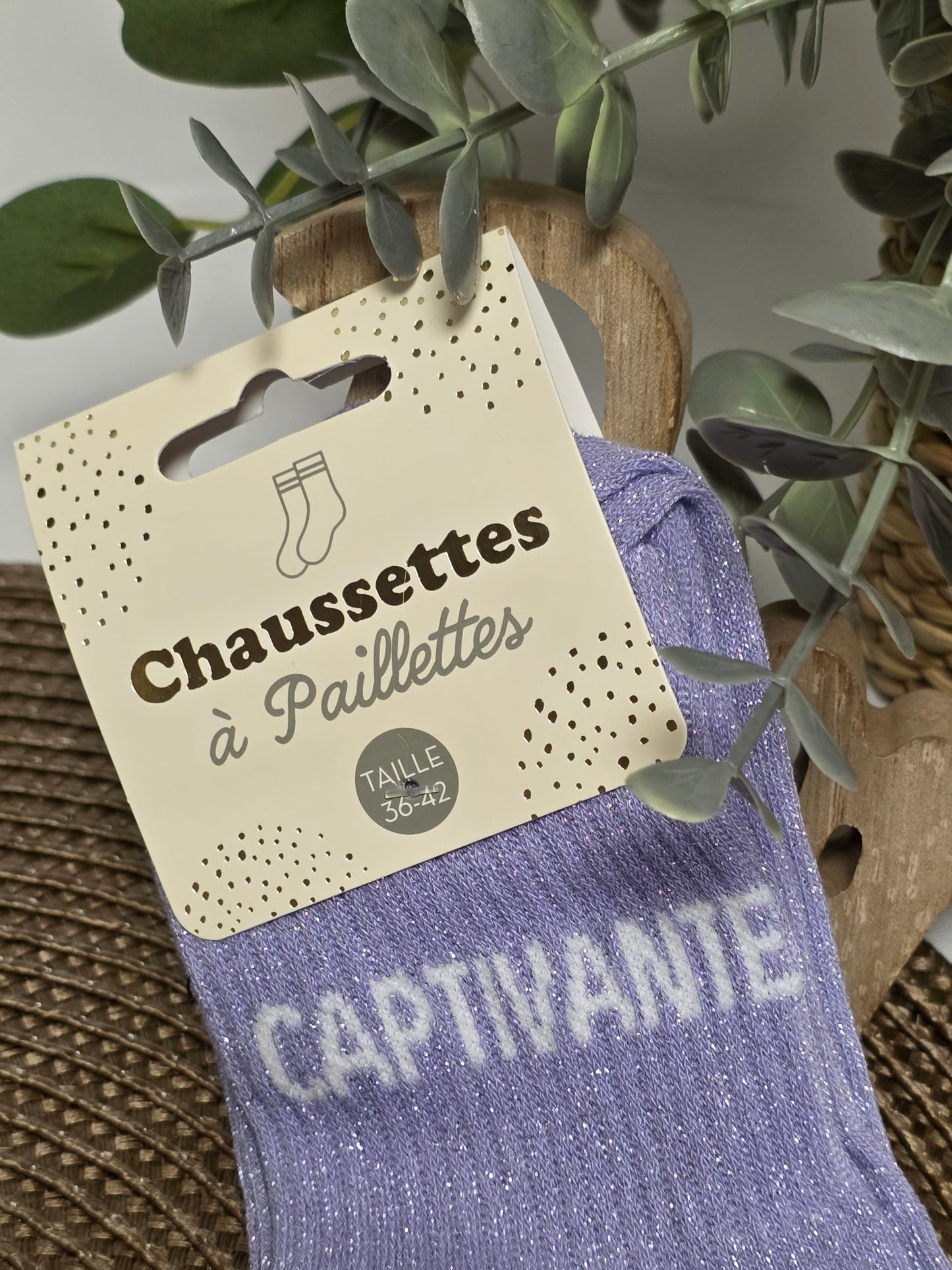CAPTIVANTE - Chaussette à Paillette