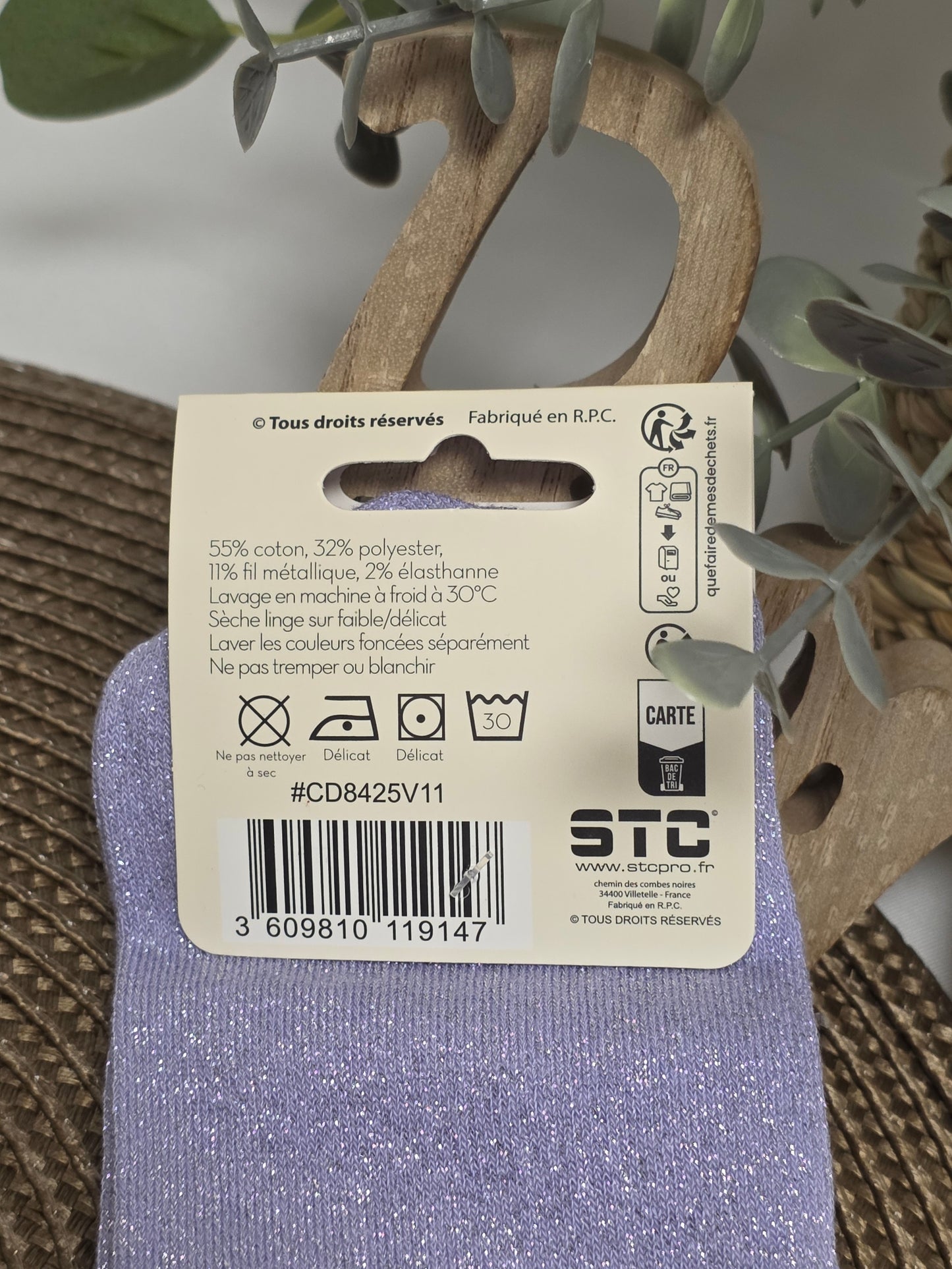 CAPTIVANTE - Chaussette à Paillette