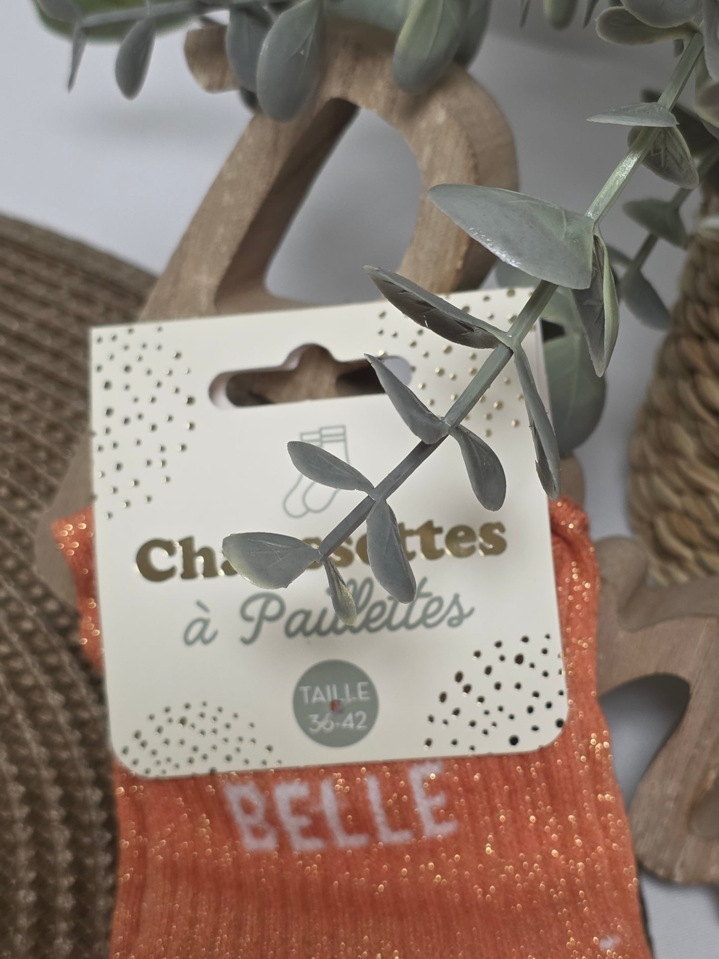 BELLE REBELLE - Chaussette à Paillette Duo