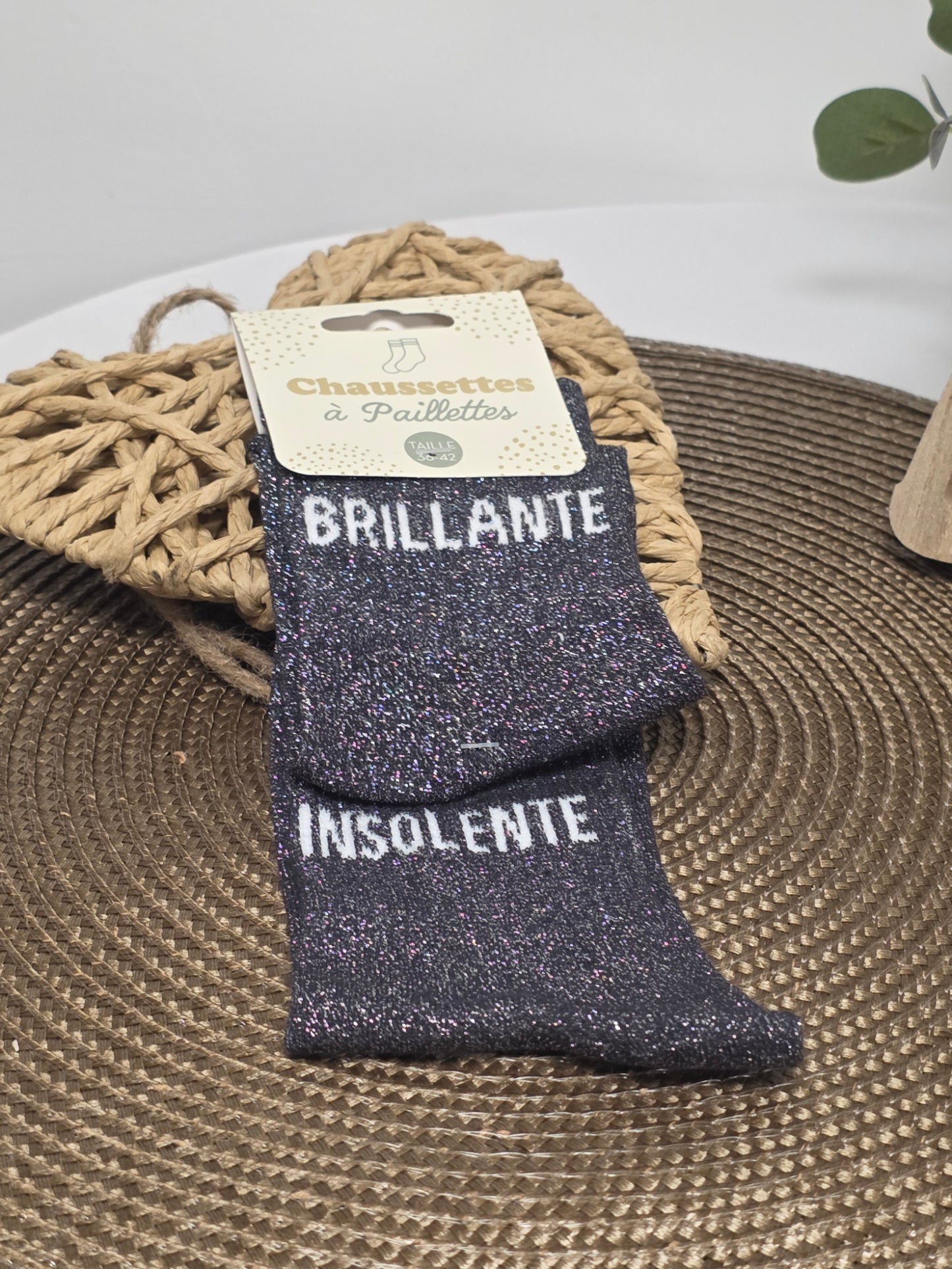 BRILLANTE INSOLENTE - Chaussette à Paillette Duo