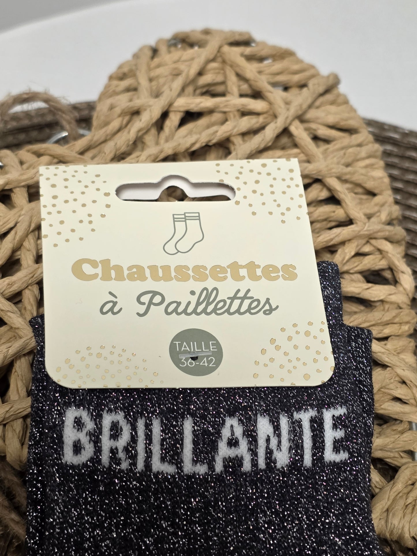 BRILLANTE INSOLENTE - Chaussette à Paillette Duo