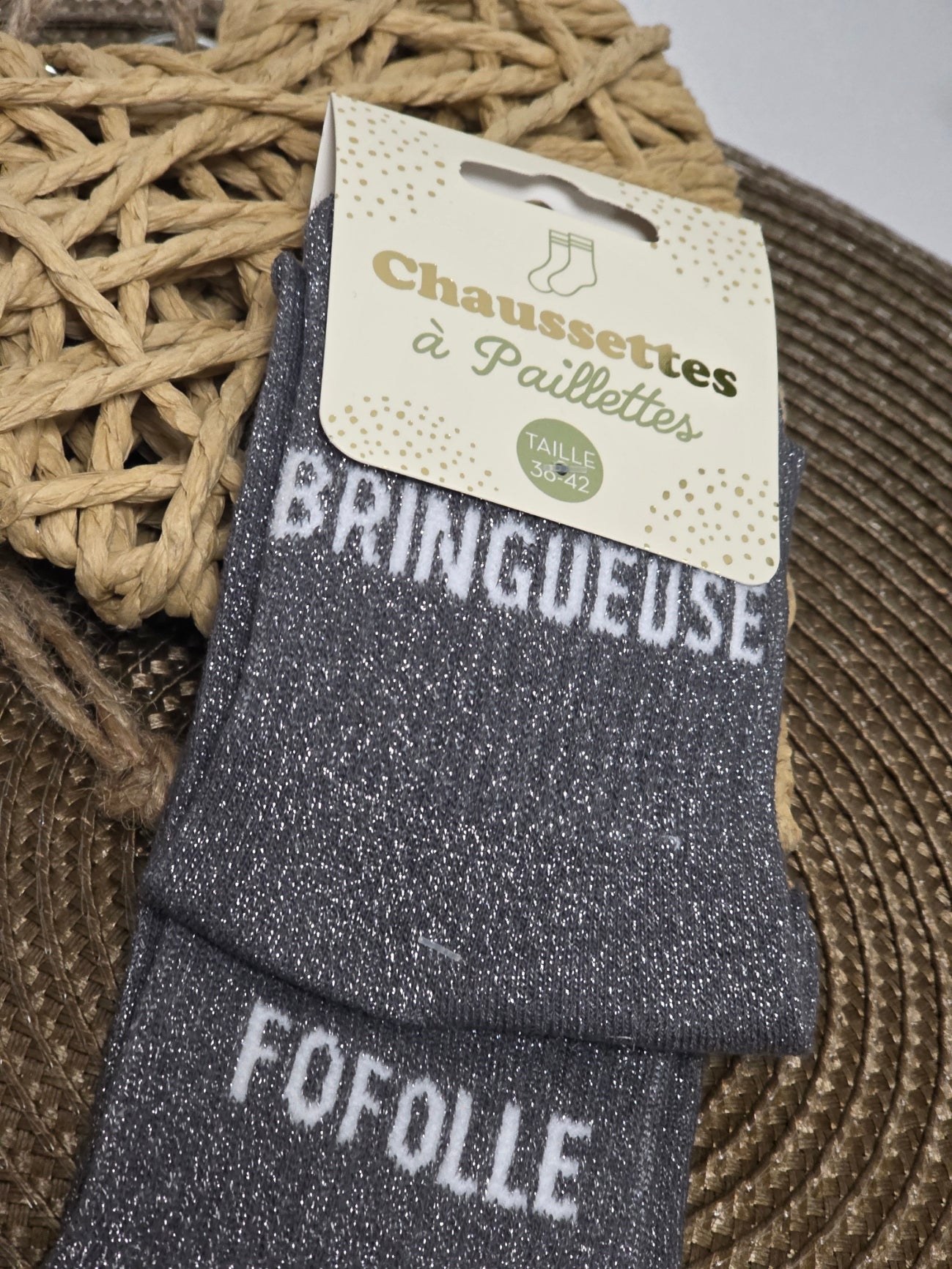 BRINGUEUSE FOFOLLE - Chaussette à Paillette Duo