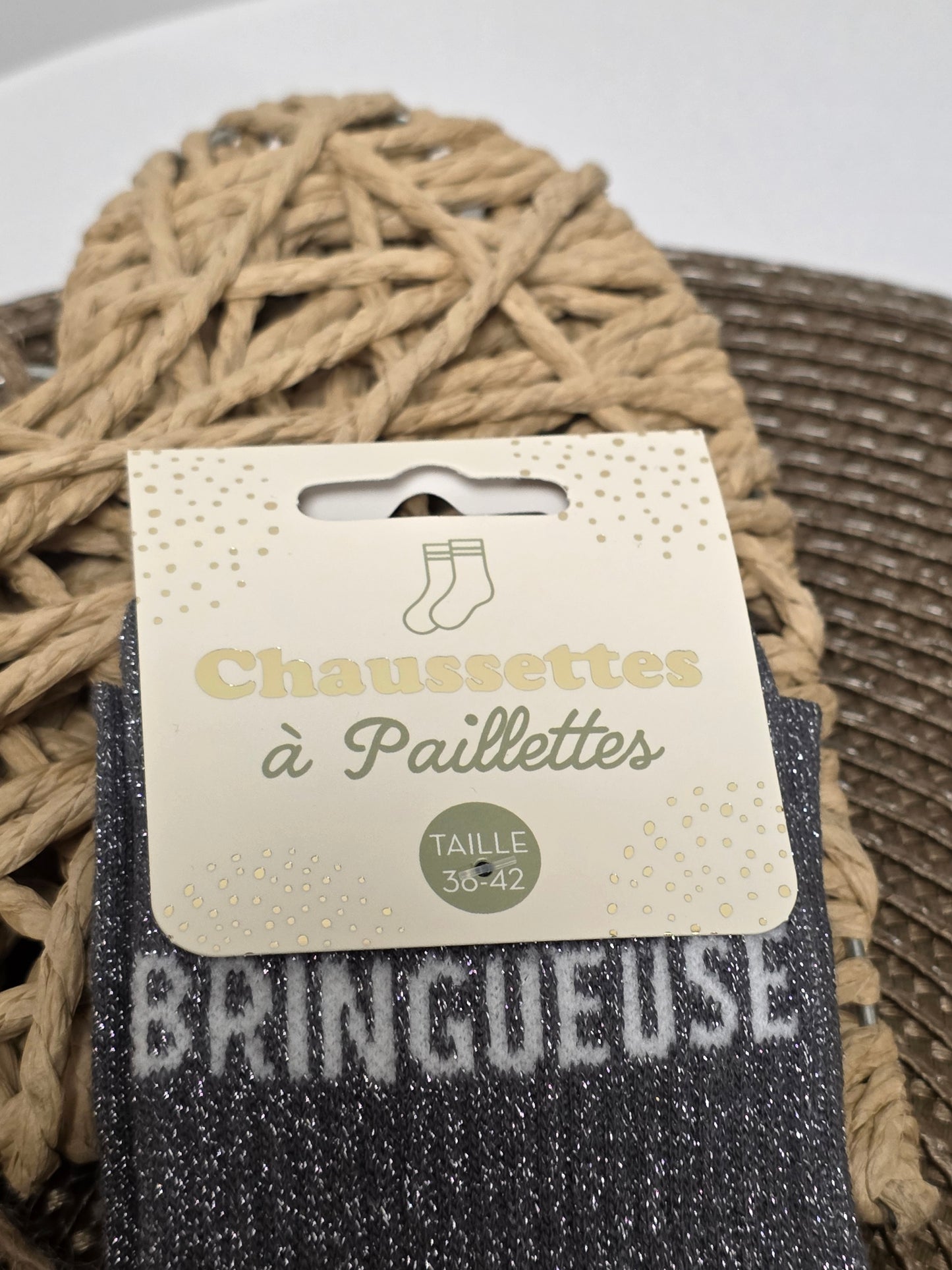 BRINGUEUSE FOFOLLE - Chaussette à Paillette Duo