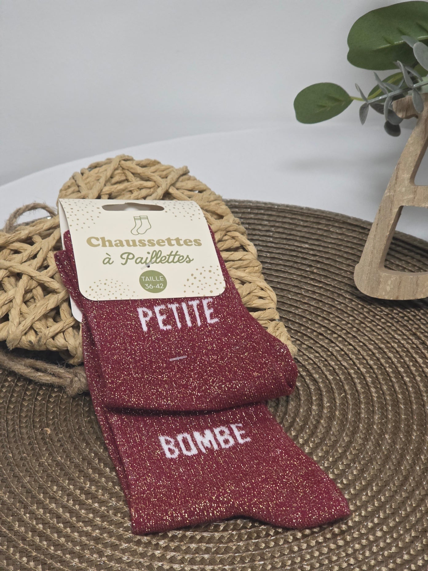 PETITE BOMBE - Chaussette à Paillette Duo