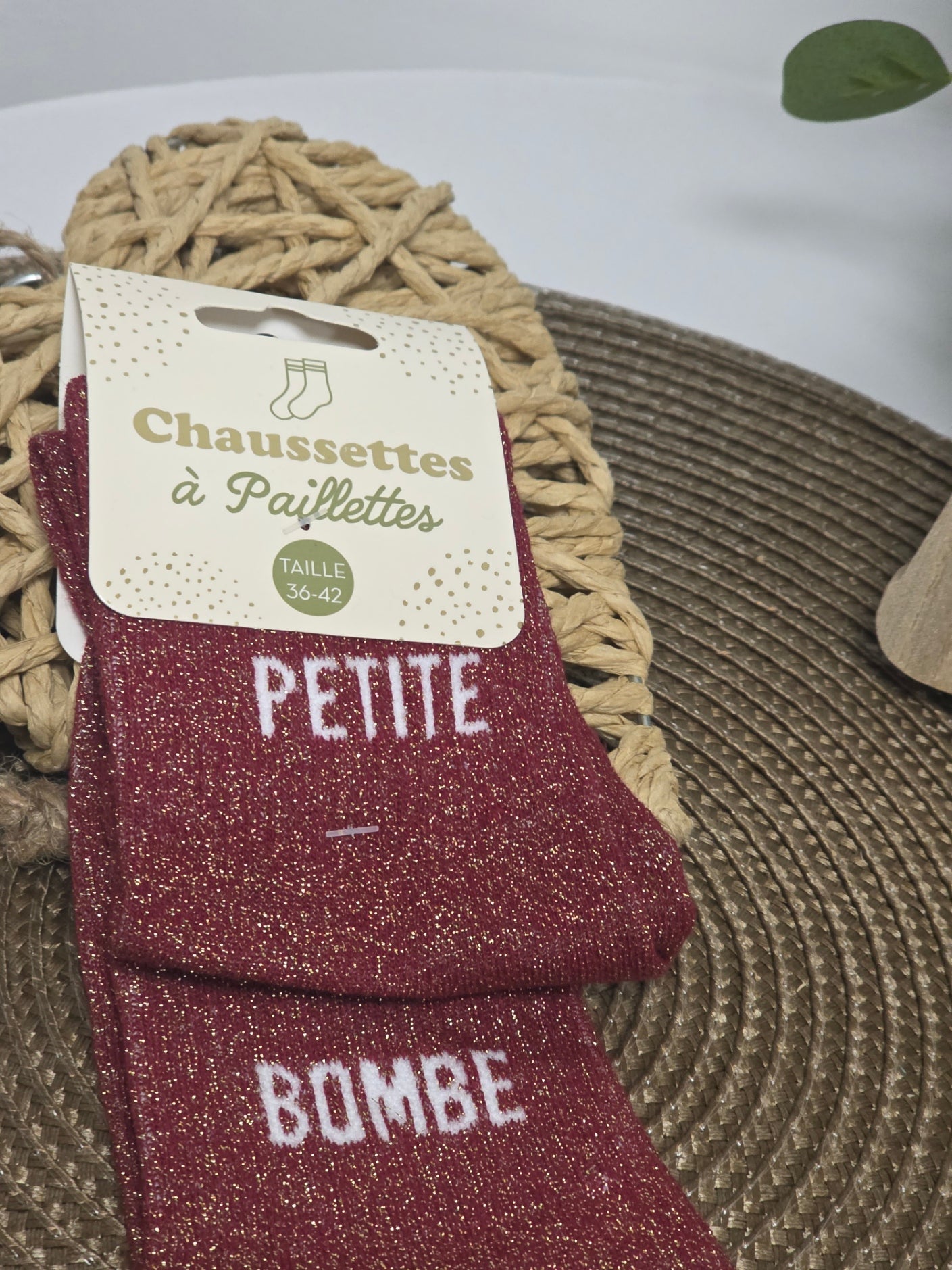 PETITE BOMBE - Chaussette à Paillette Duo