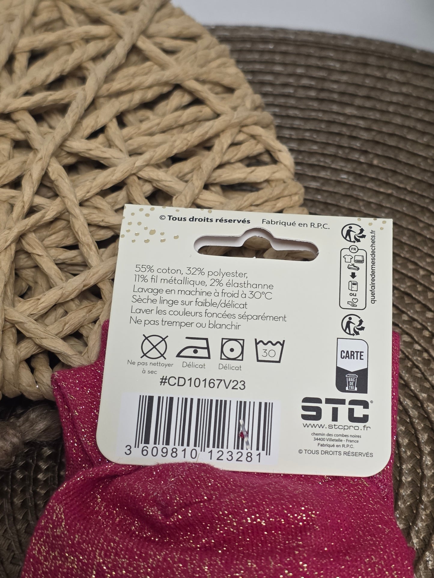 TEAM CONNASSE - Chaussette à Paillette Duo