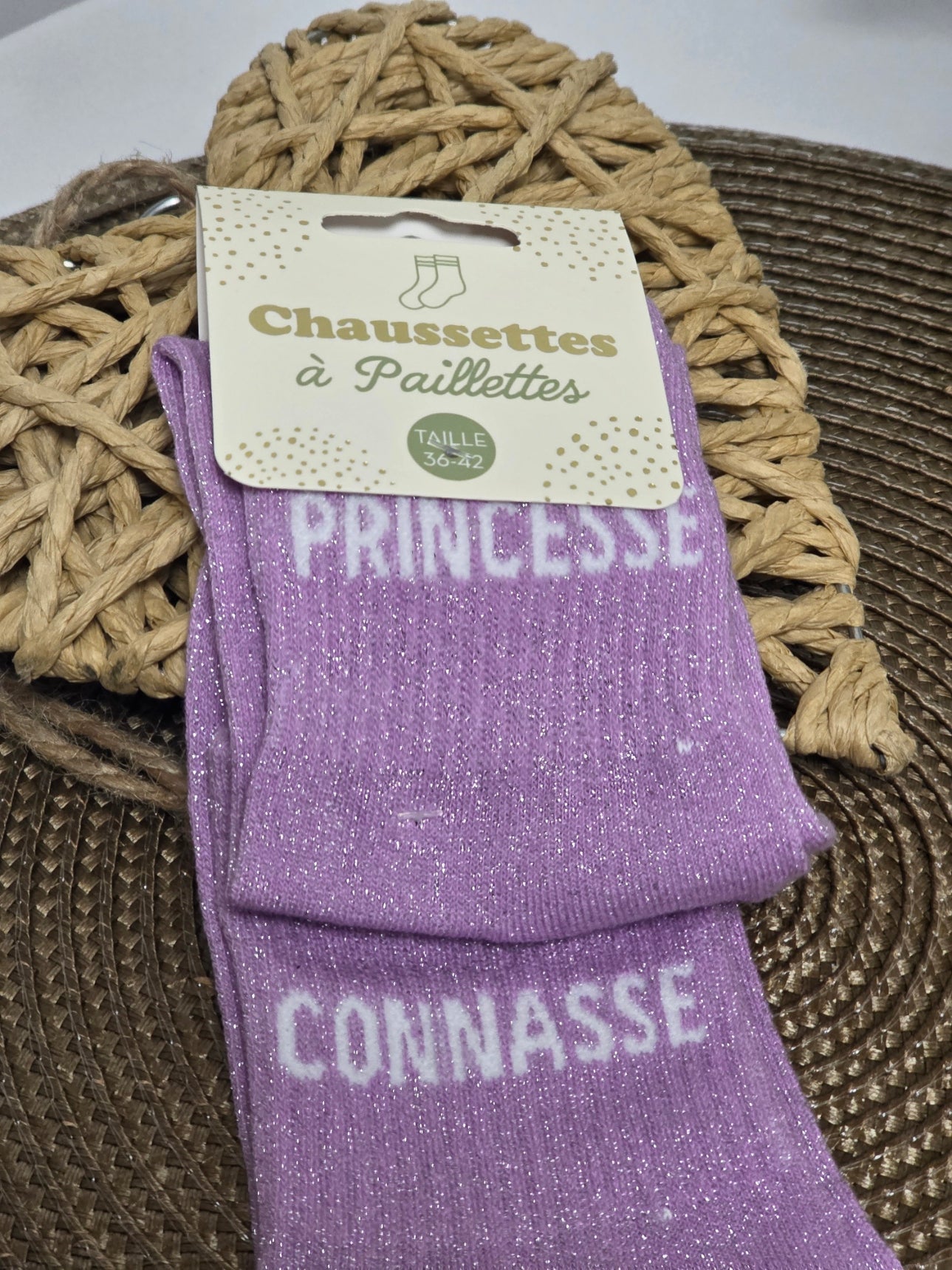 PRINCESSE CONNASSE - Chaussette à Paillette Duo
