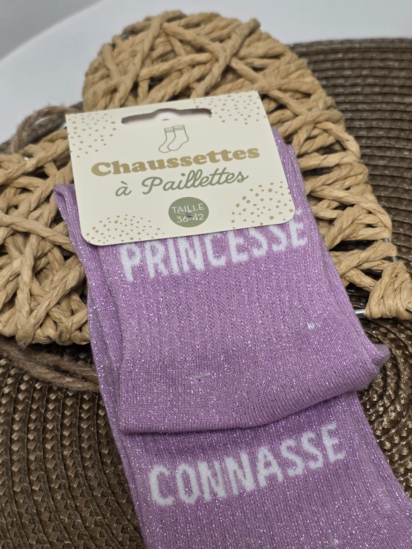 PRINCESSE CONNASSE - Chaussette à Paillette Duo