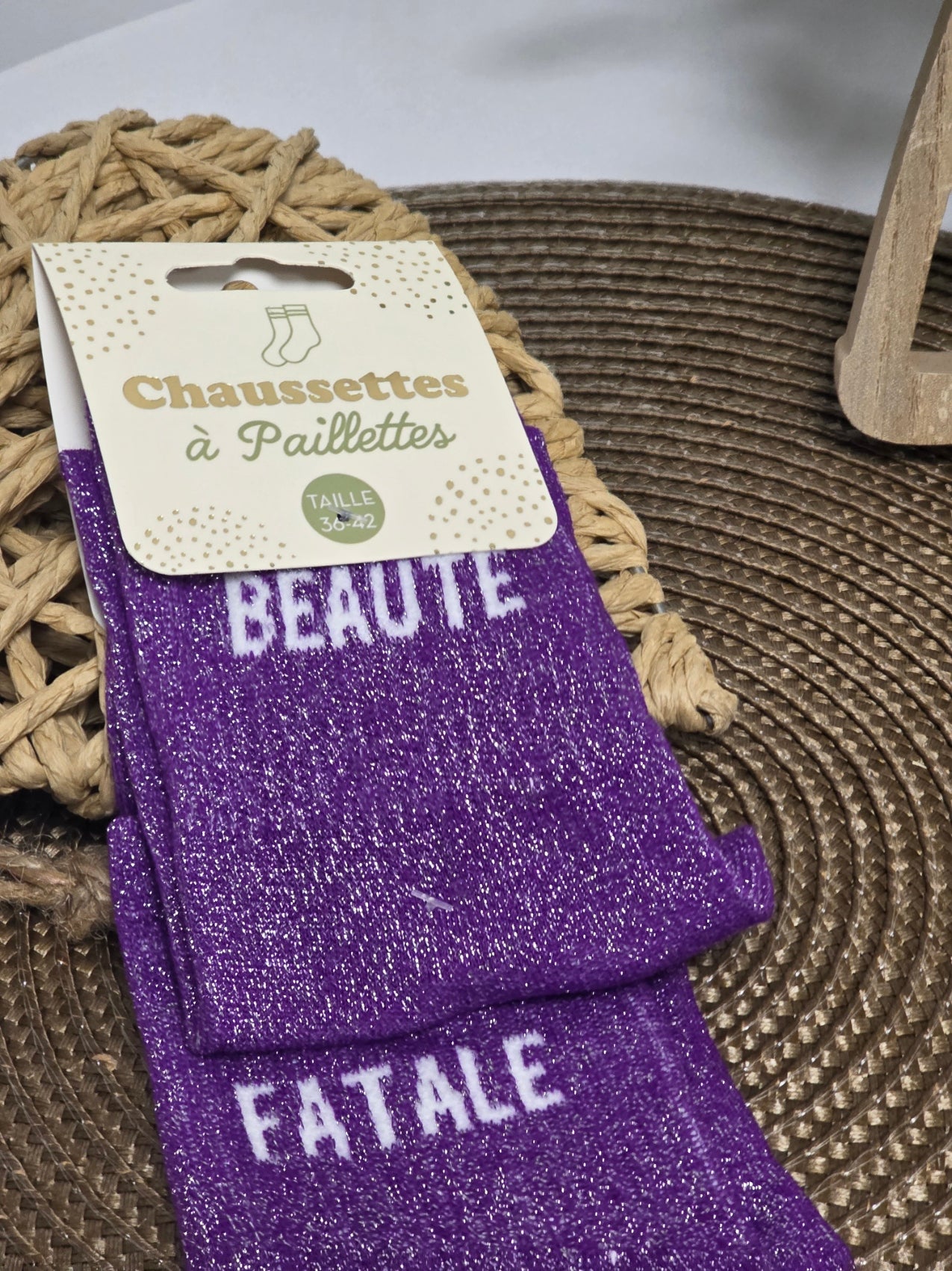 BEAUTE FATALE - Chaussette à Paillette Duo